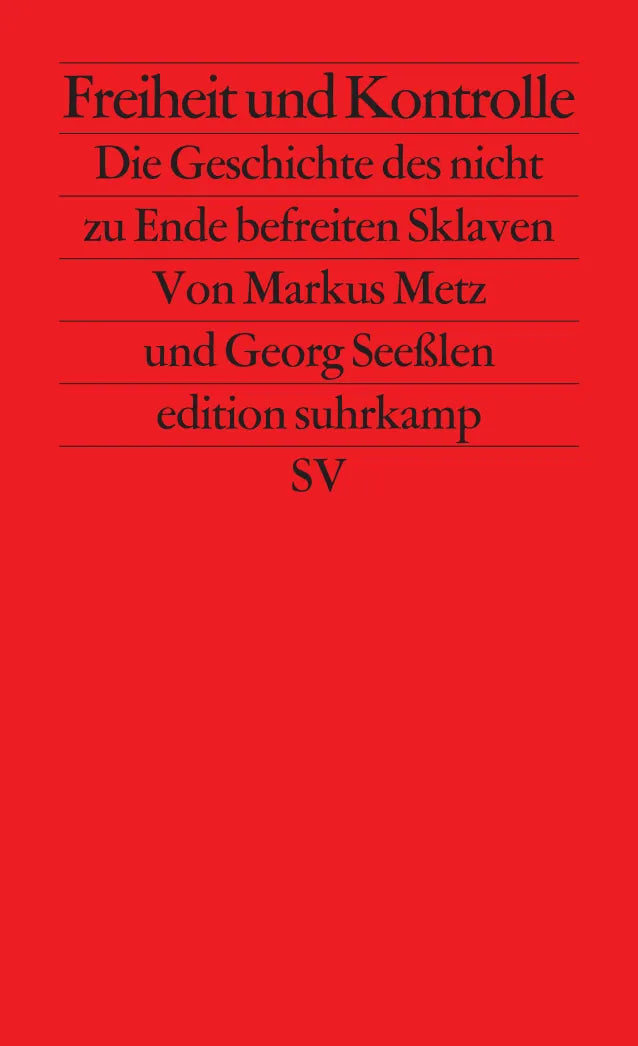 Buchcover von 'Freiheit und Kontrolle' - Taschenbuch von Markus Metz