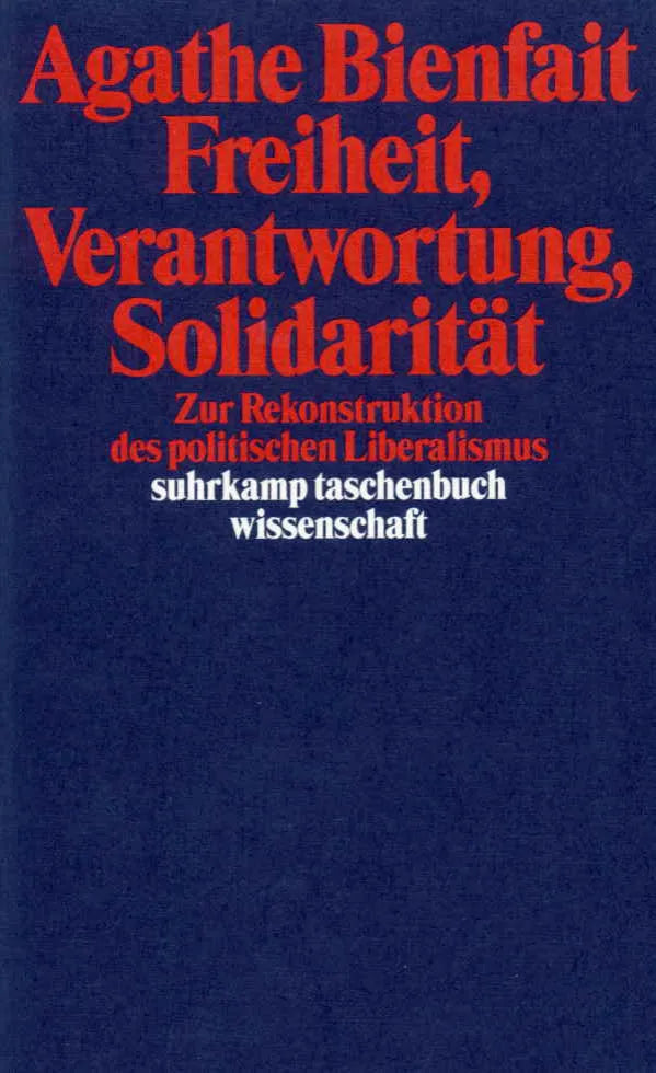 Buchcover von 'Freiheit, Verantwortung, Solidarität' - Taschenbuch von Agathe Bienfait