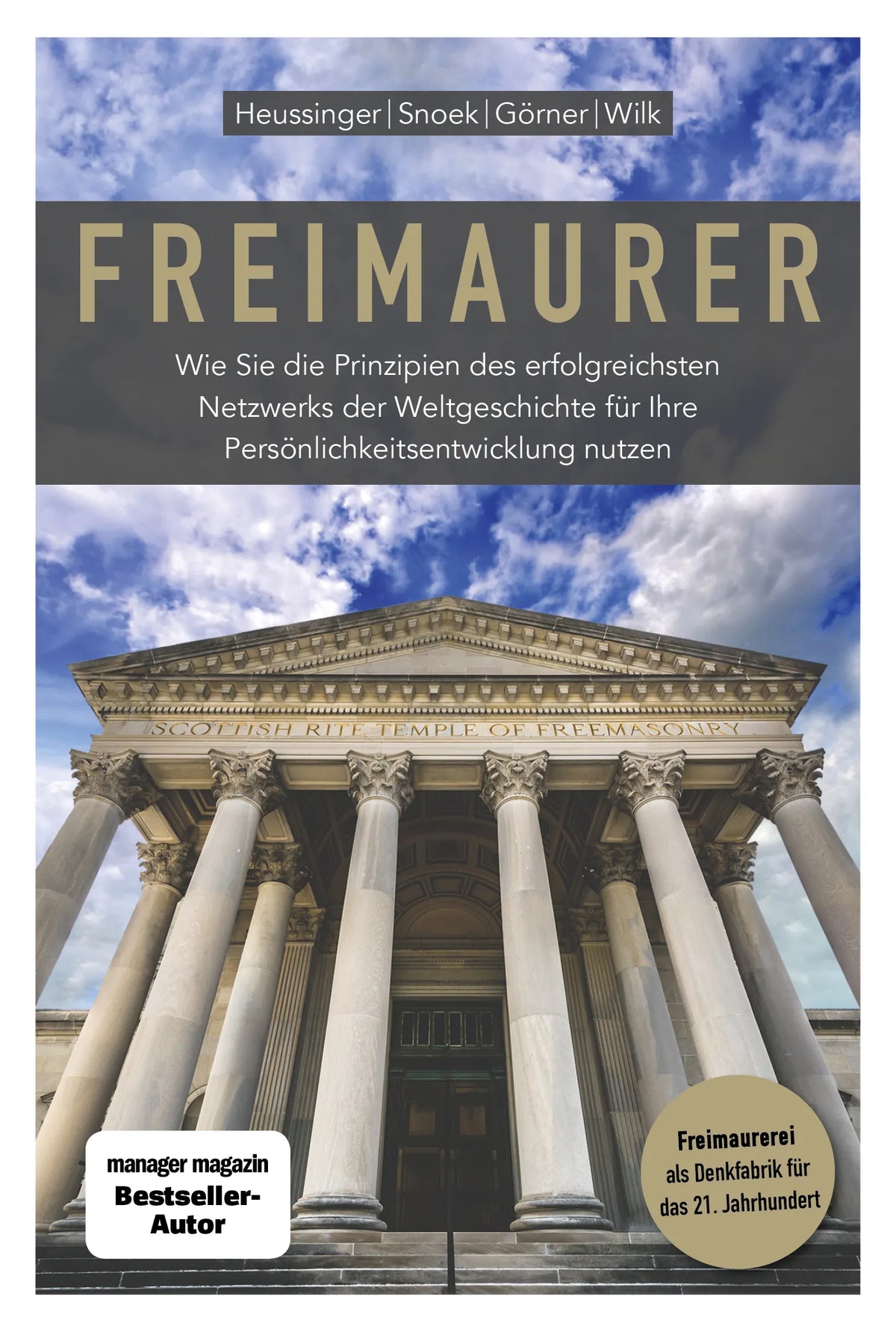 Buchcover von 'Freimaurer' - Gebundene Ausgabe von Jan Snoek