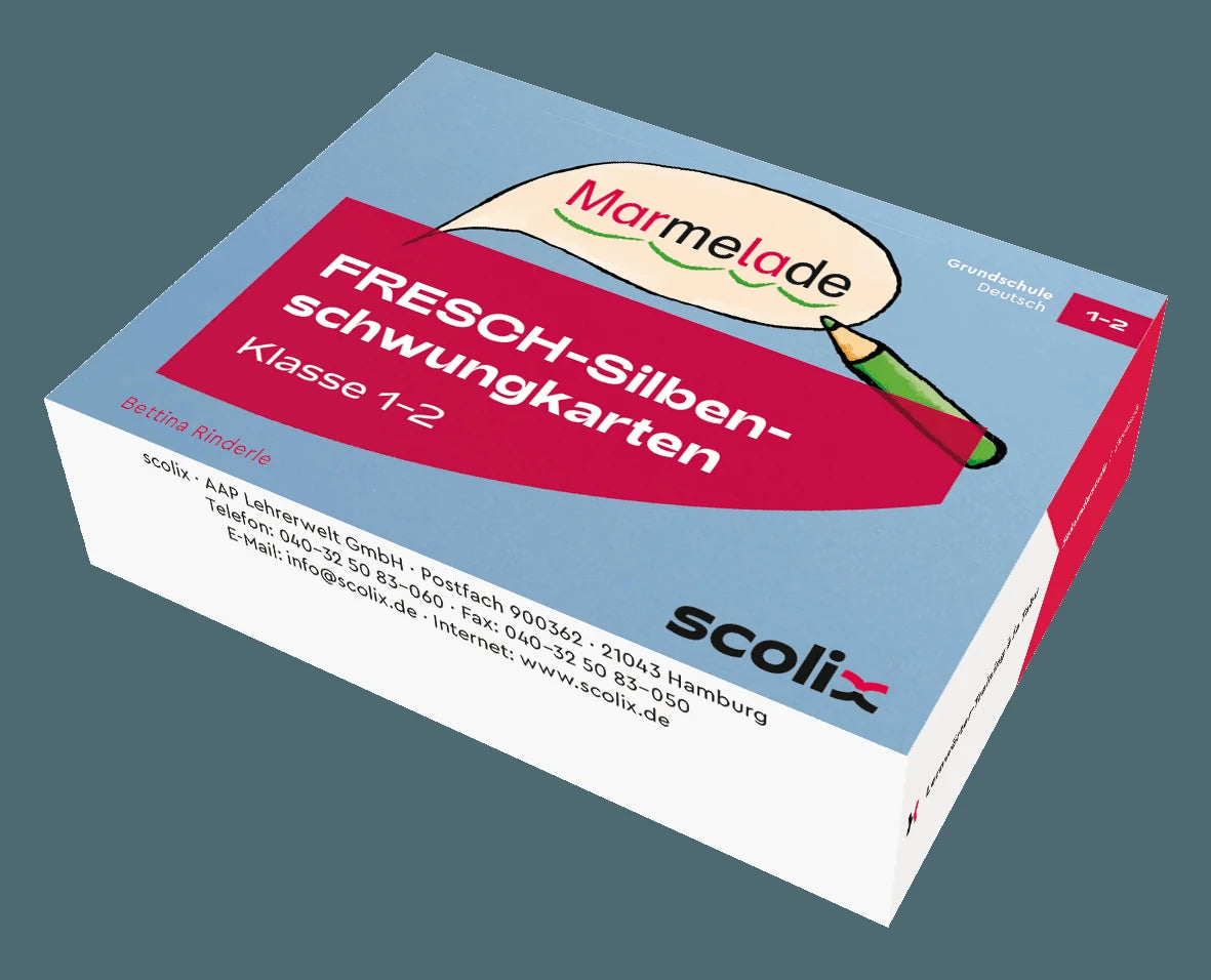 Lernspiel: FRESCH-Silbenschwungkarten Klasse 1 und 2