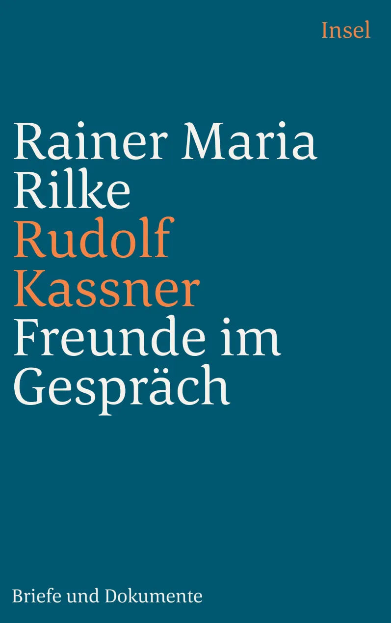 Buchcover von 'Freunde im Gespräch' - Taschenbuch von Rainer Maria Rilke