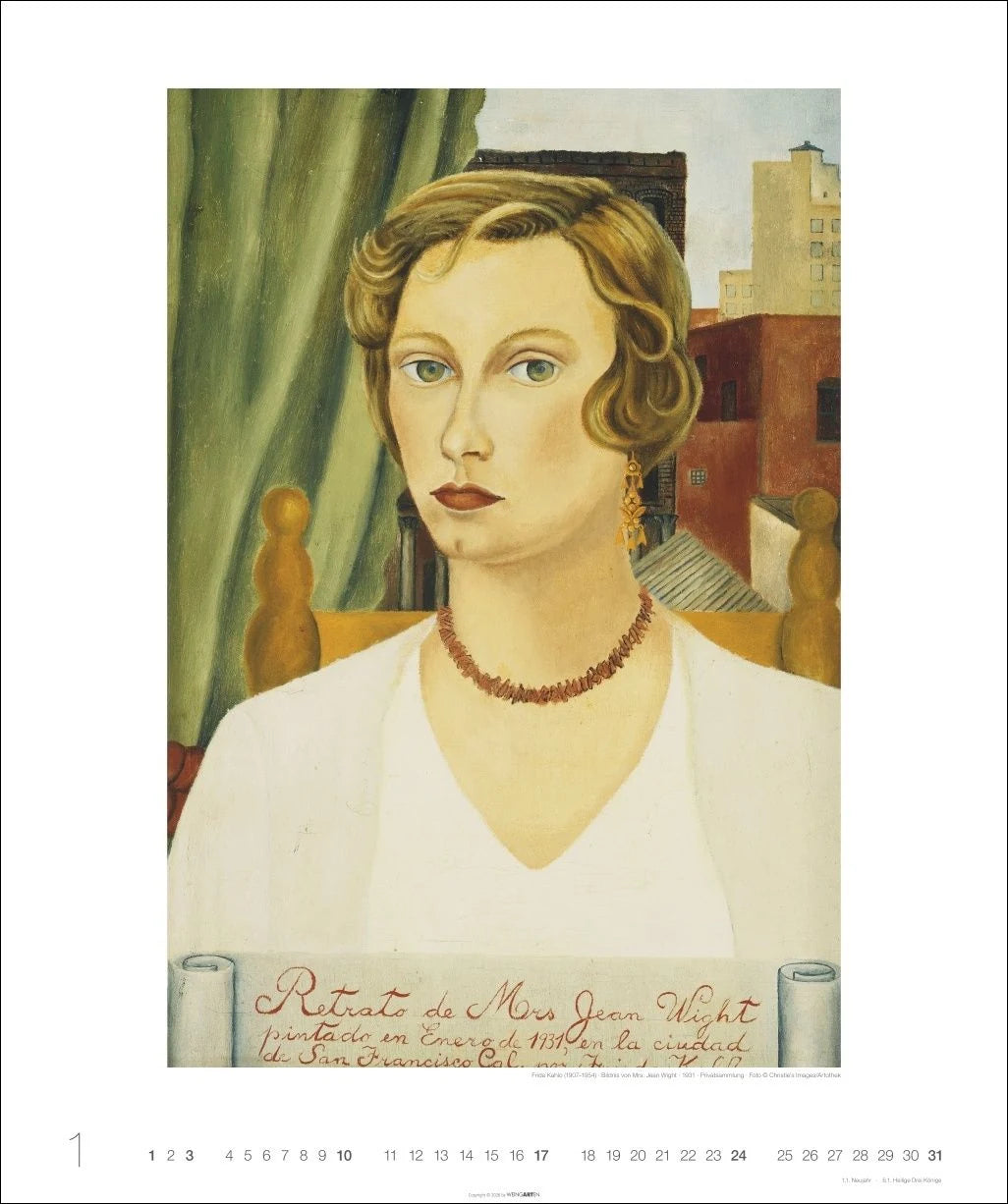 Frida Kahlo Edition Kalender 2027 – Ansicht