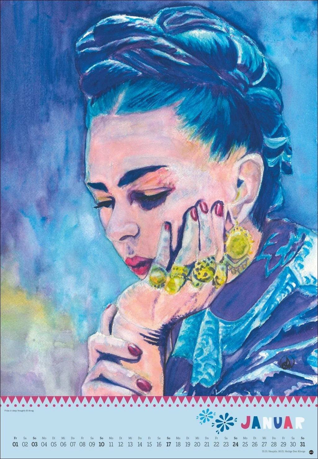 Frida Posterkalender 2027 – Ansicht