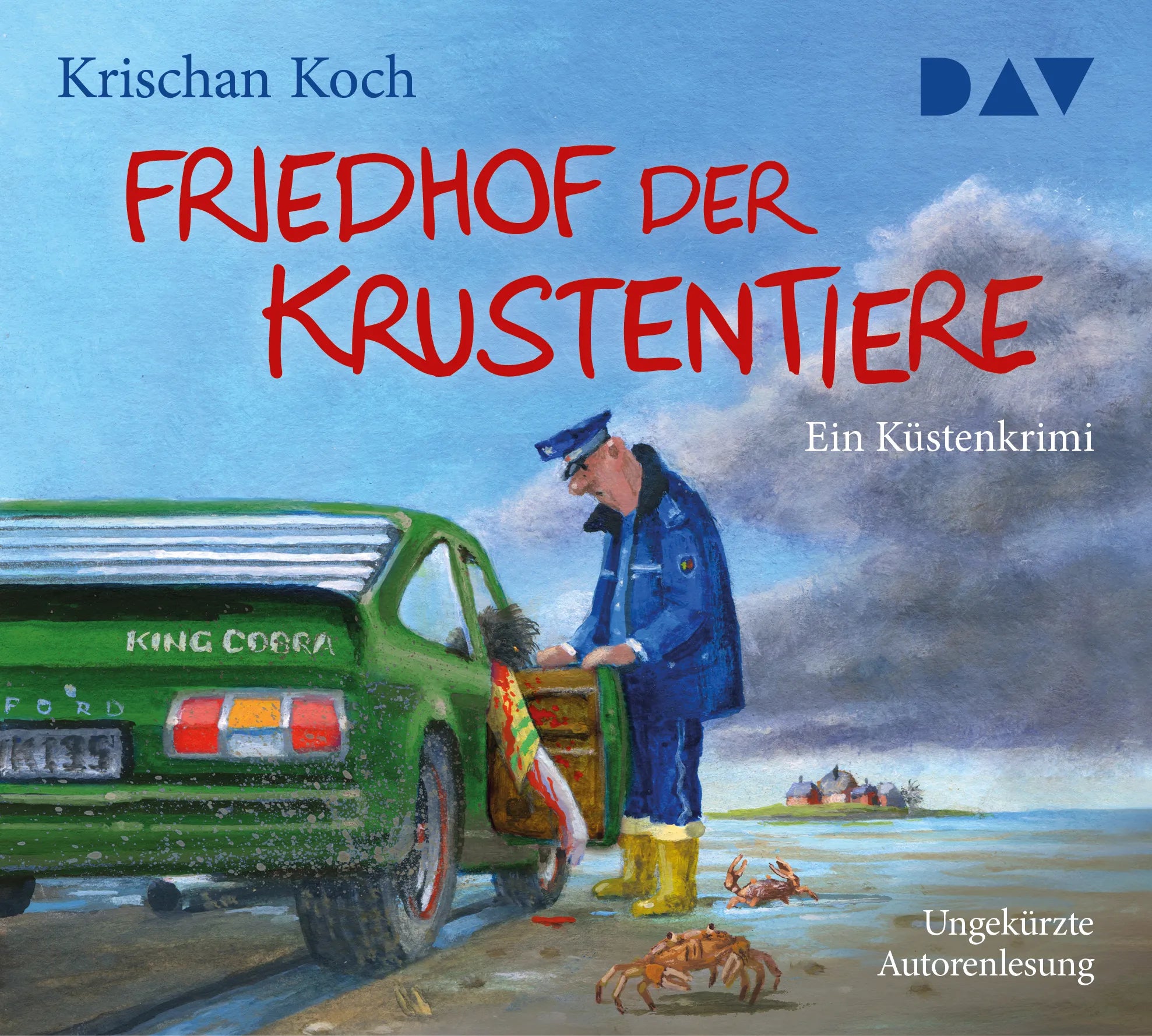 Buchcover von 'Friedhof der Krustentiere. Ein Küstenkrimi' - Hörbuch (CD) von Krischan Koch