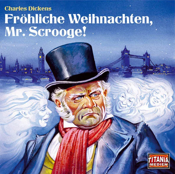Buchcover von 'Fröhliche Weihnachten, Mr. Scrooge!' - Hörbuch (CD) von Charles Dickens