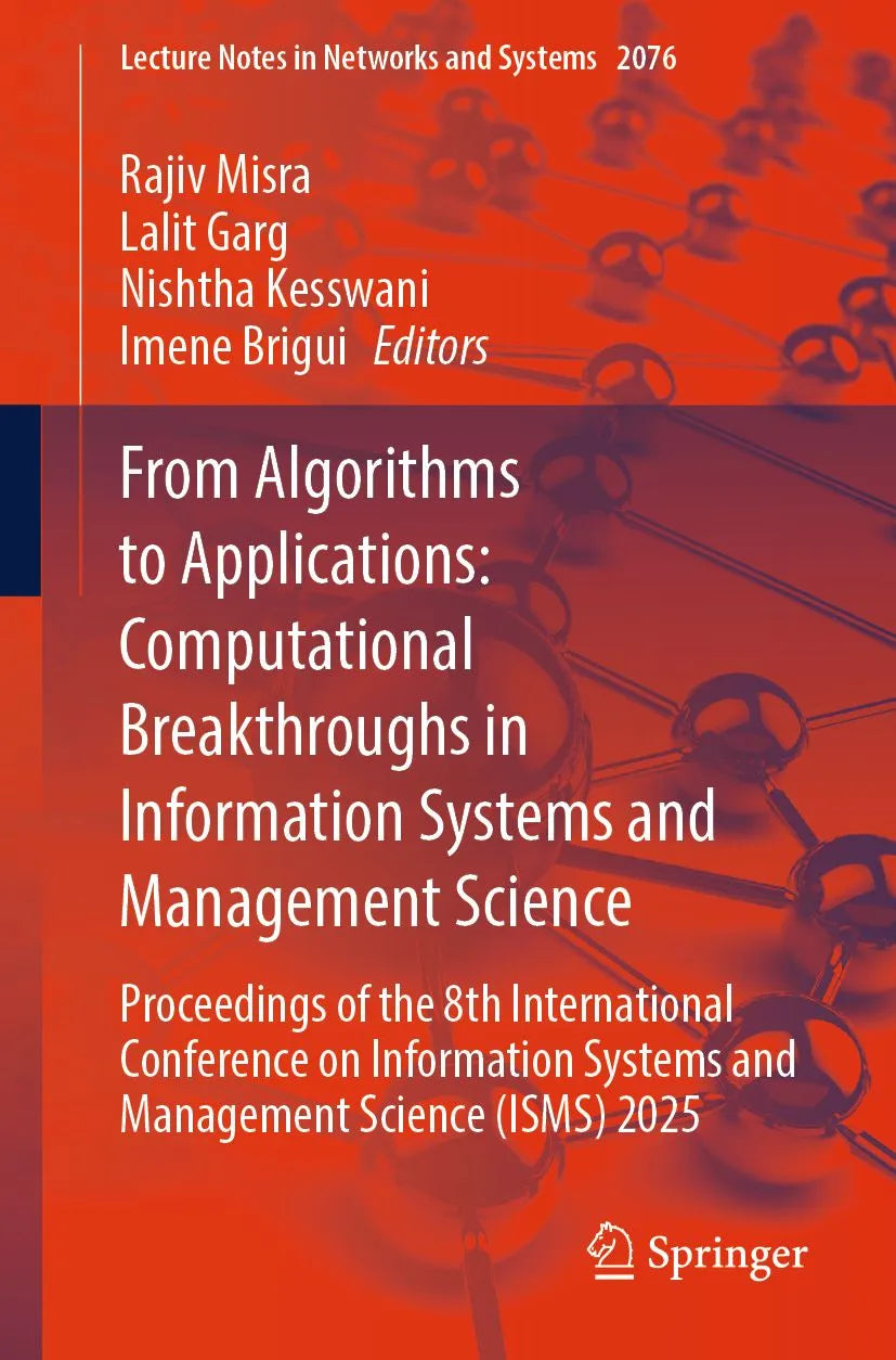 Cover: From Algorithms to Applications: Computational Breakthroughs in Information Systems and Management Science (E-Book) von Rajiv Misra