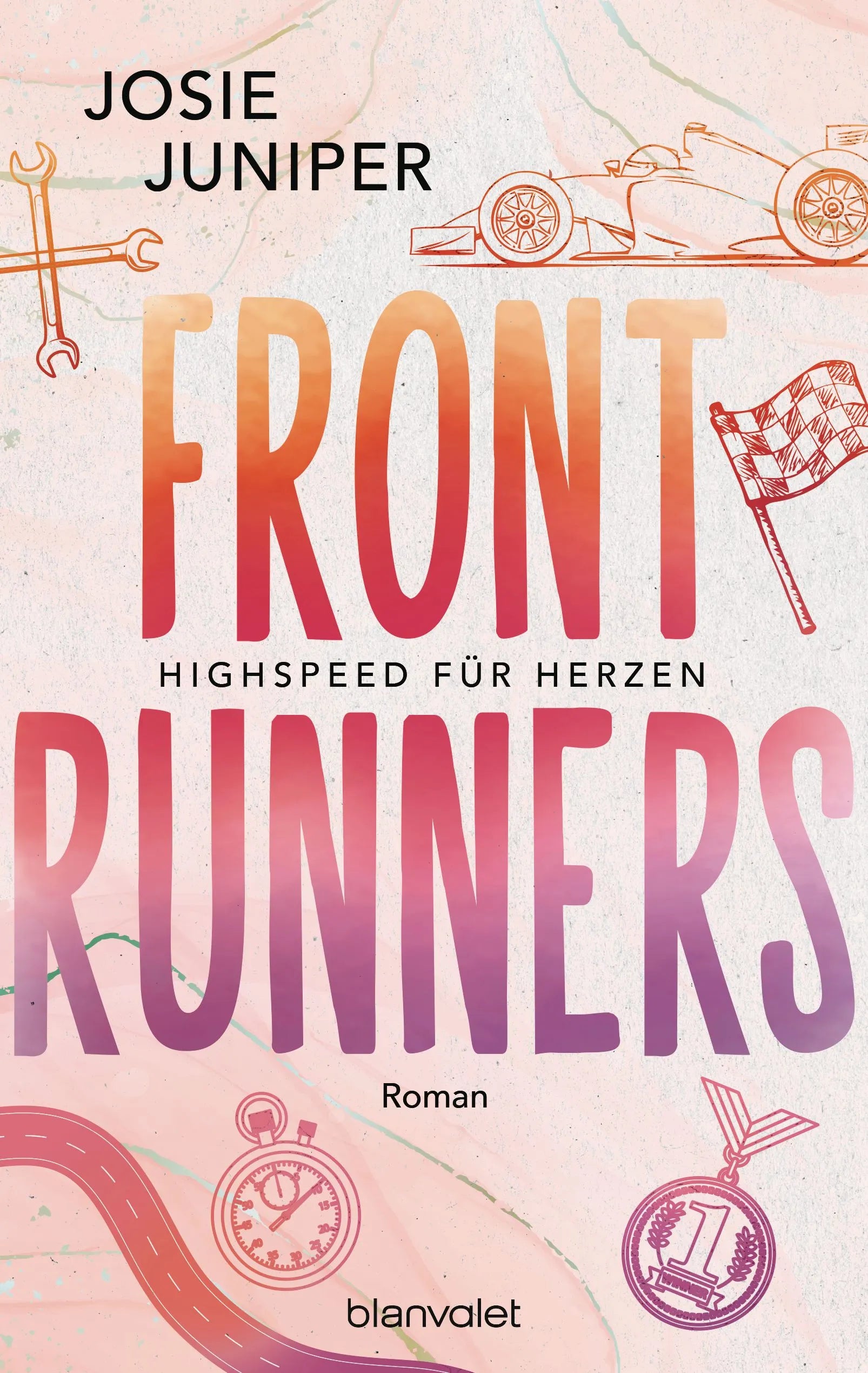 Cover: Frontrunners - Highspeed für Herzen - (Paperback) von Josie Juniper