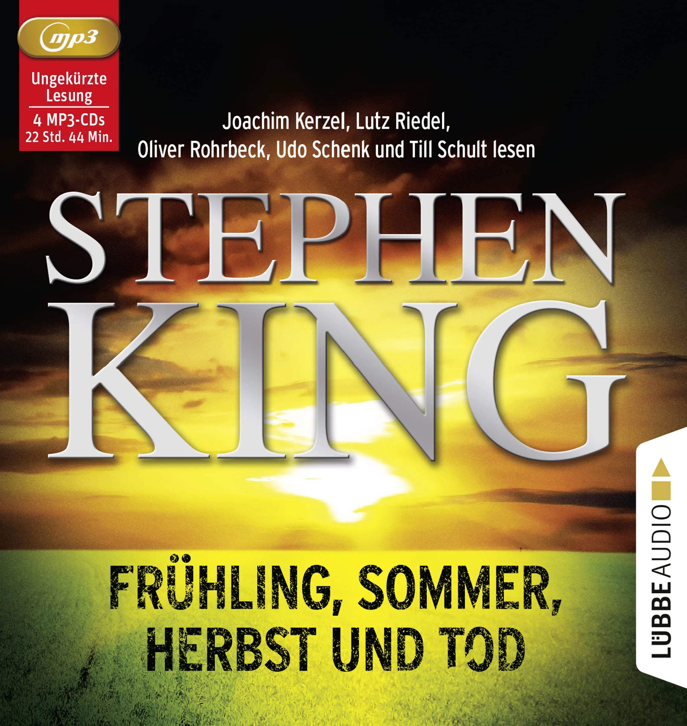 Buchcover von 'Frühling, Sommer, Herbst und Tod' - Hörbuch (CD) von Stephen King