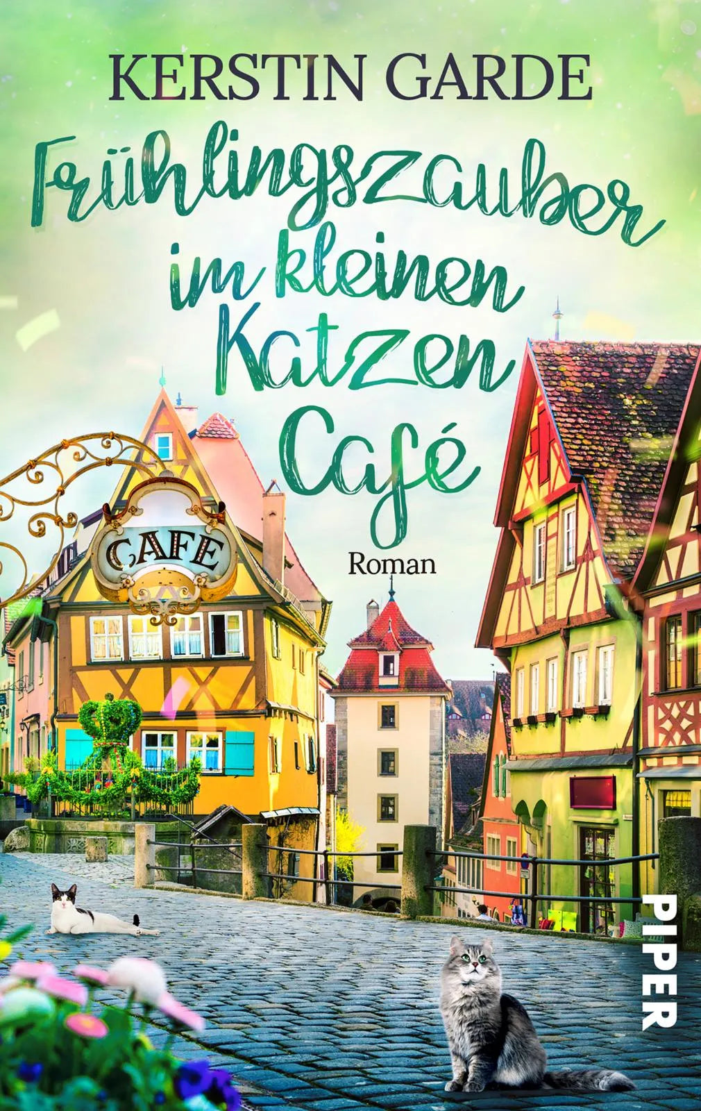 Buchcover von 'Frühlingszauber im kleinen Katzen-Café' - Taschenbuch von Kerstin Garde