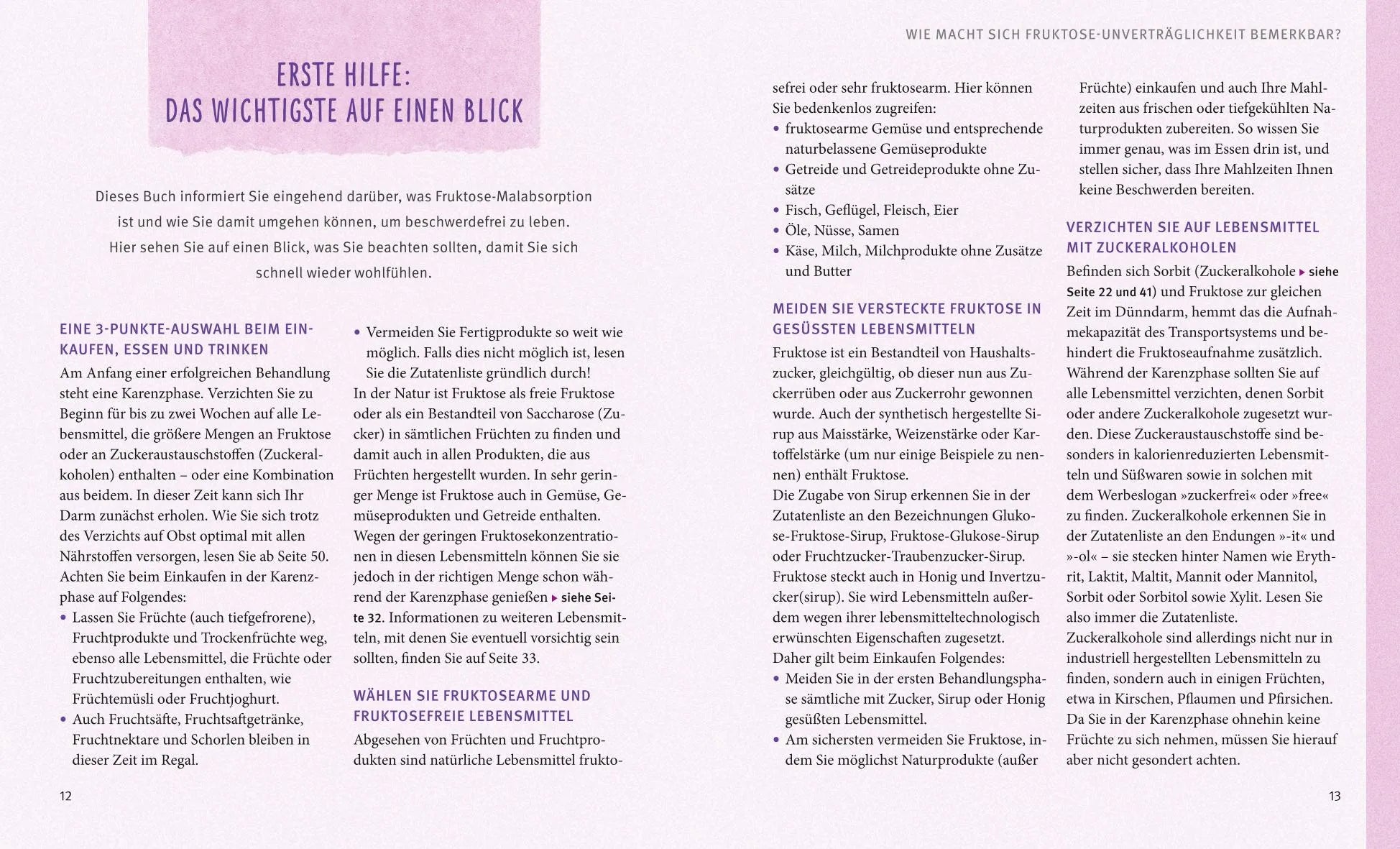Produktansicht: Fruktose-Unverträglichkeit (Taschenbuch)