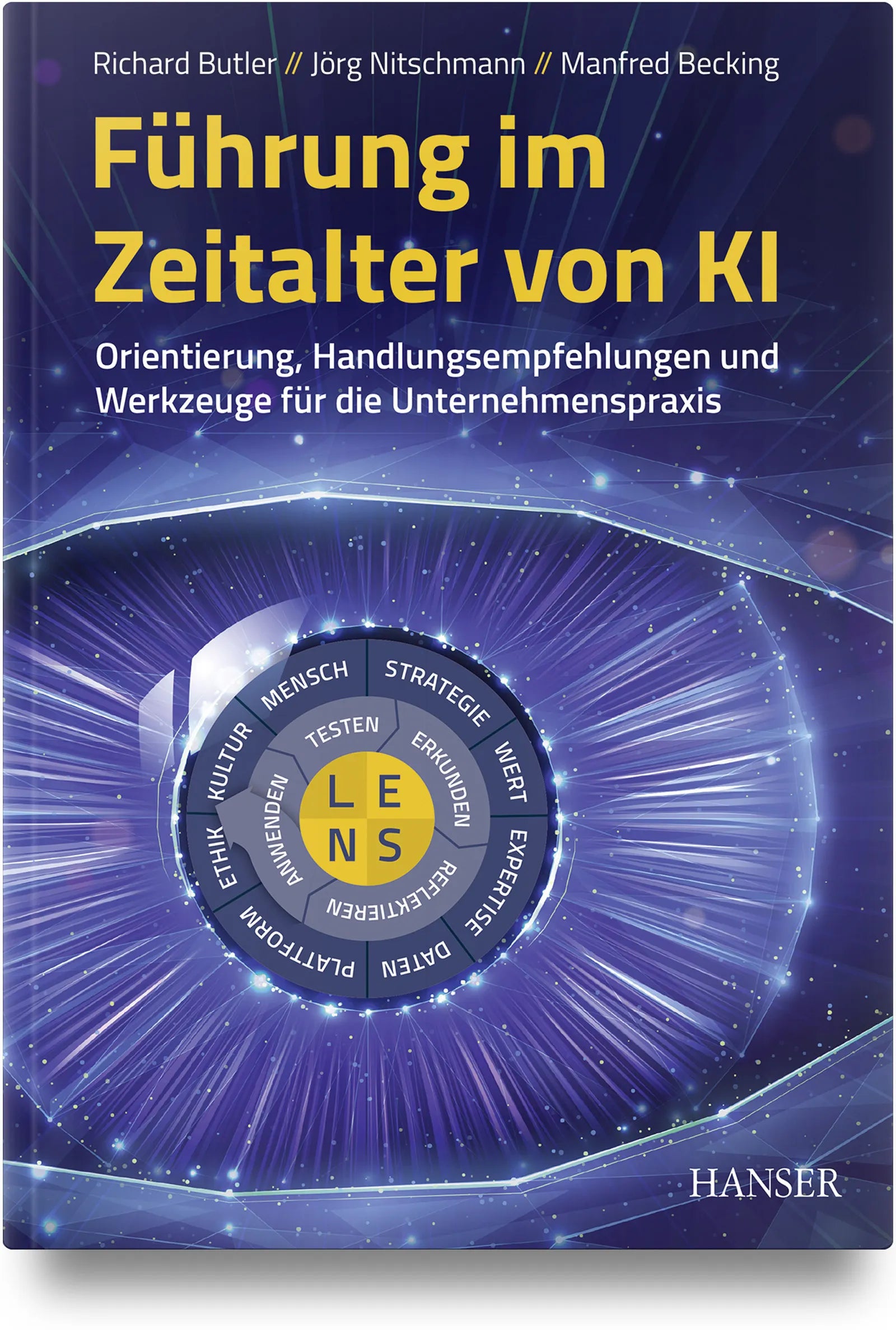 Buchcover von 'Führung im Zeitalter von KI' - Gebundene Ausgabe von Richard Butler