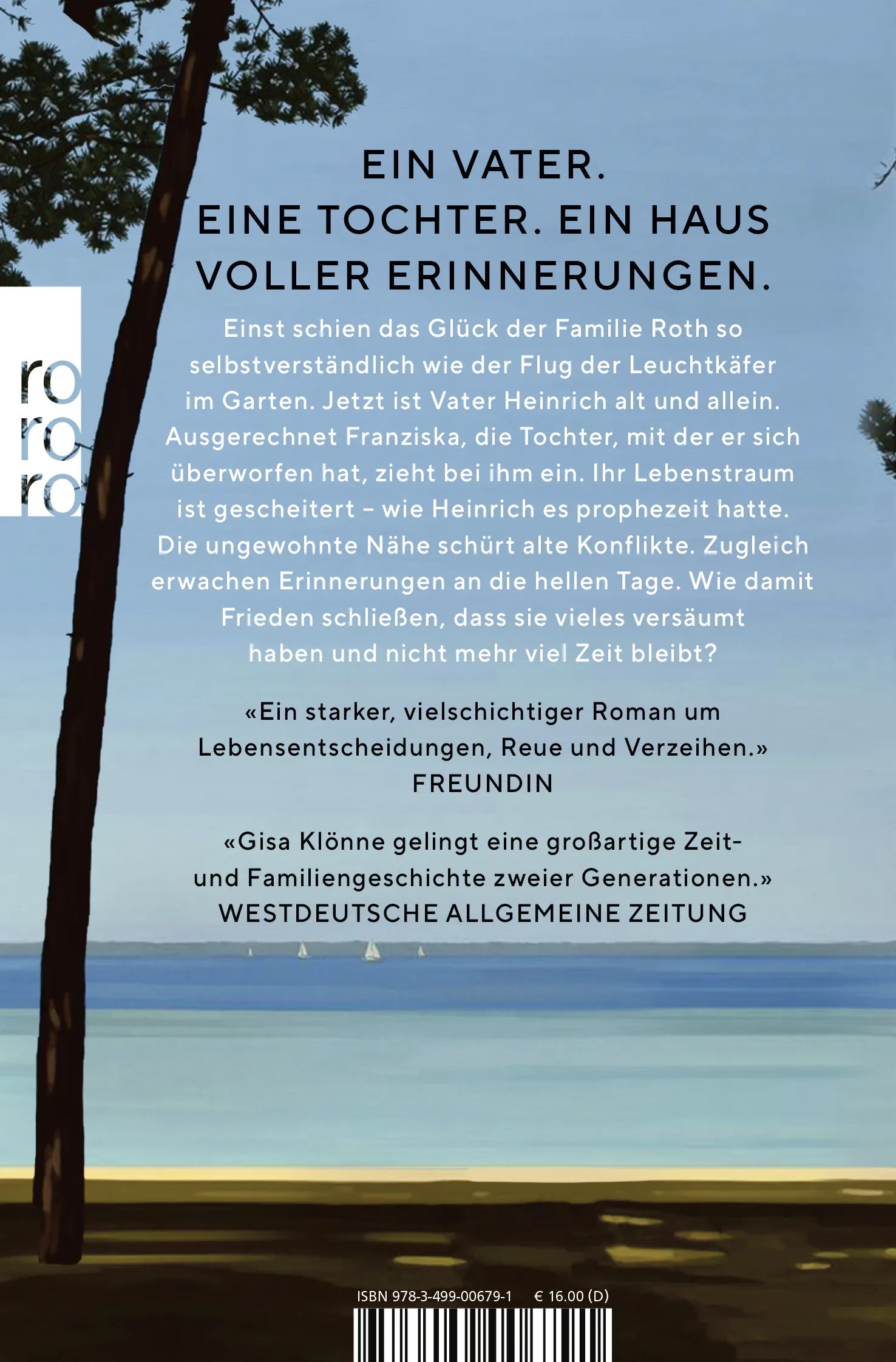 Buchrückseite von 'Für diesen Sommer' mit Klappentext - Taschenbuch