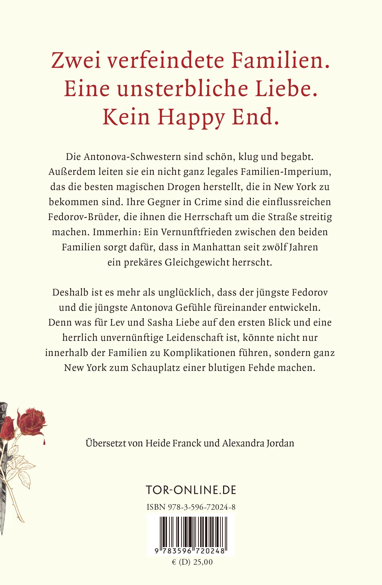 Rückseite: Für immer dein Feind (Hardcover)