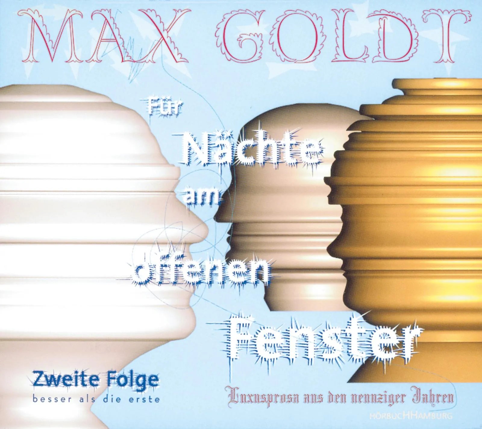 Buchcover von 'Für Nächte am offenen Fenster - Folge zwei' - Hörbuch (CD) von Max Goldt