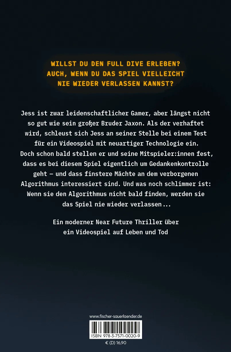 Rückseite: Full Dive (Paperback)