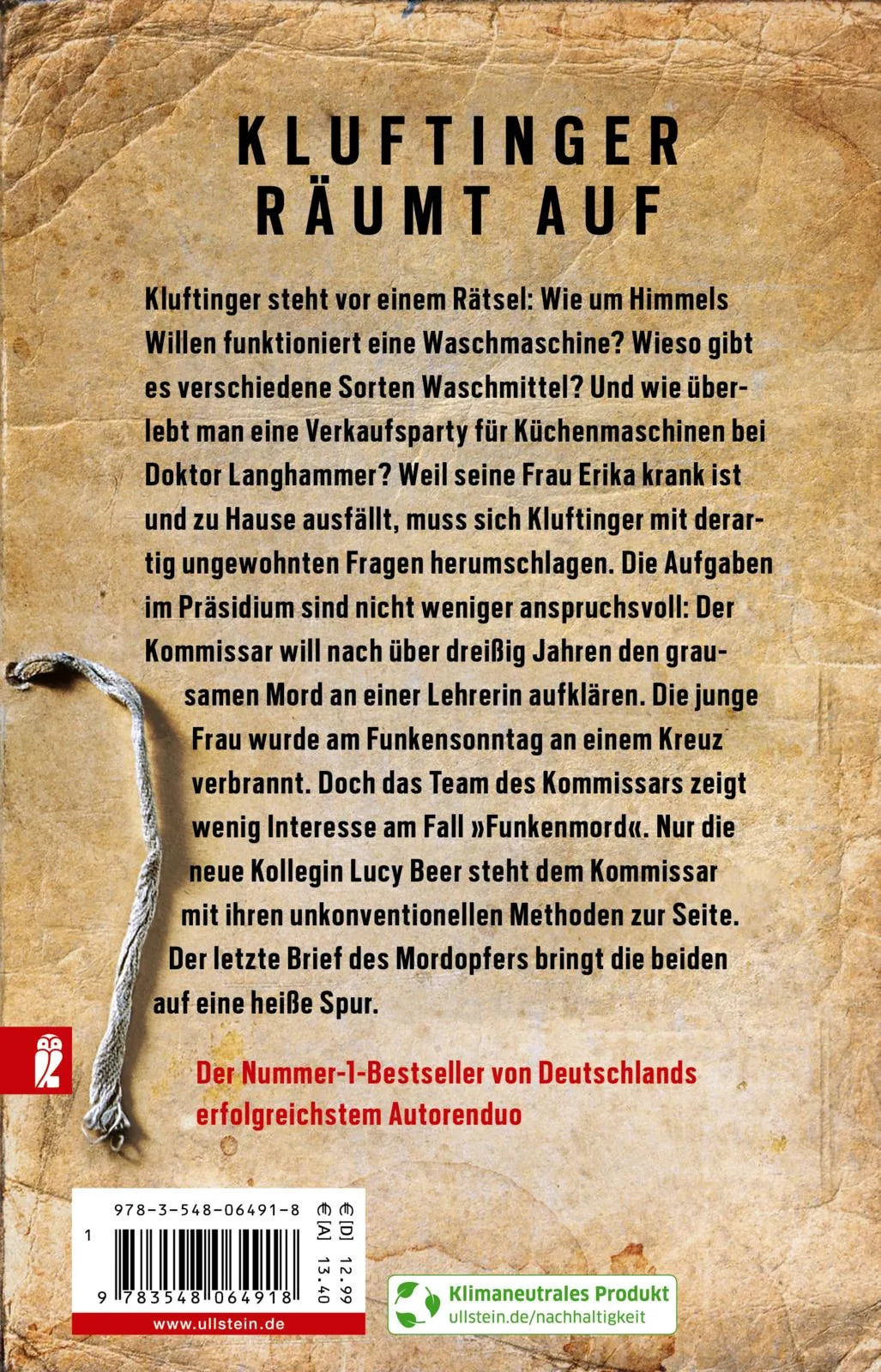 Rückseite: Funkenmord (Taschenbuch)