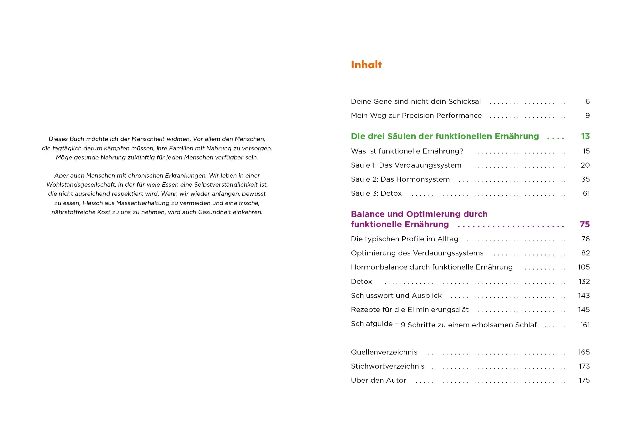 Innenansicht von 'Funktionelle Ernährung' - Taschenbuch