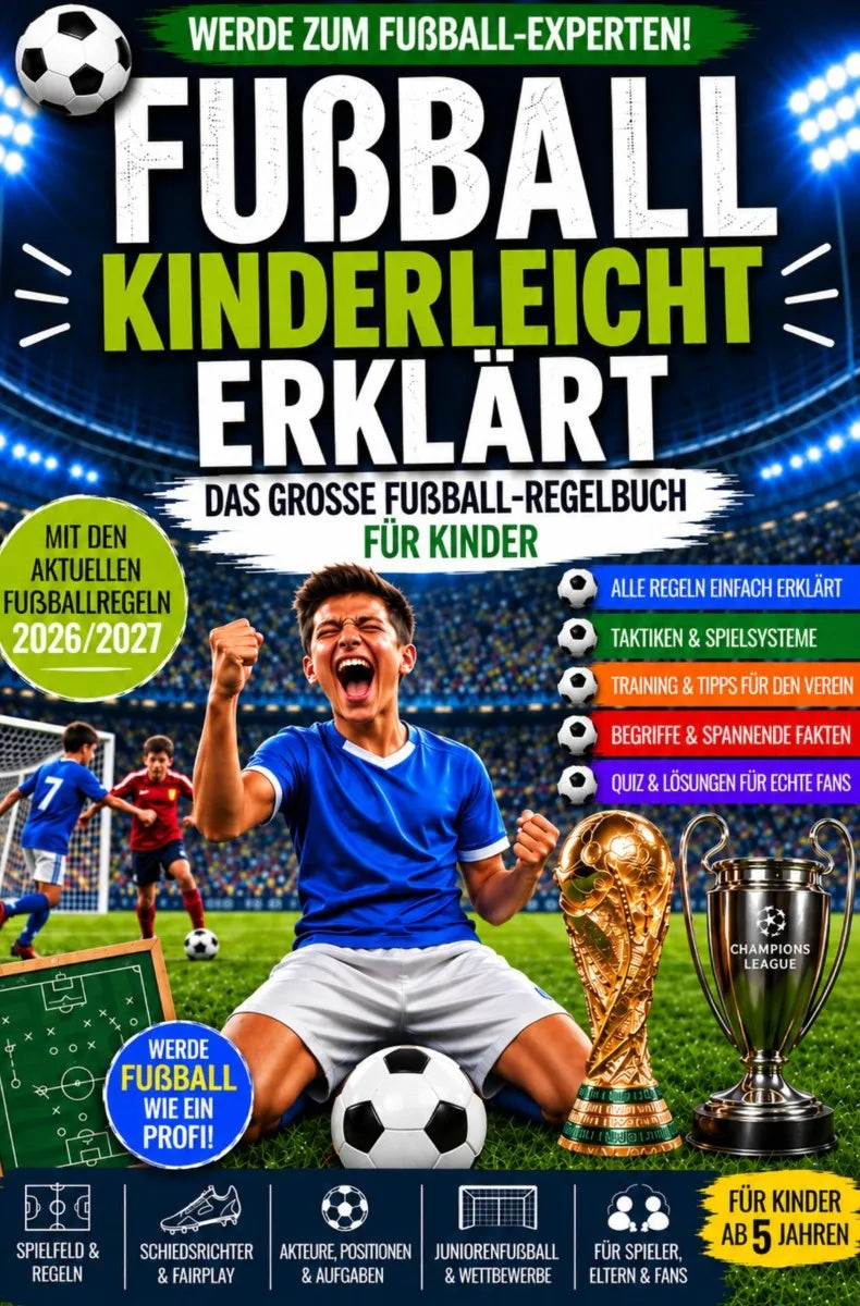 Cover: Fußball kinderleicht erklärt (E-Book) von B.H. Weymann