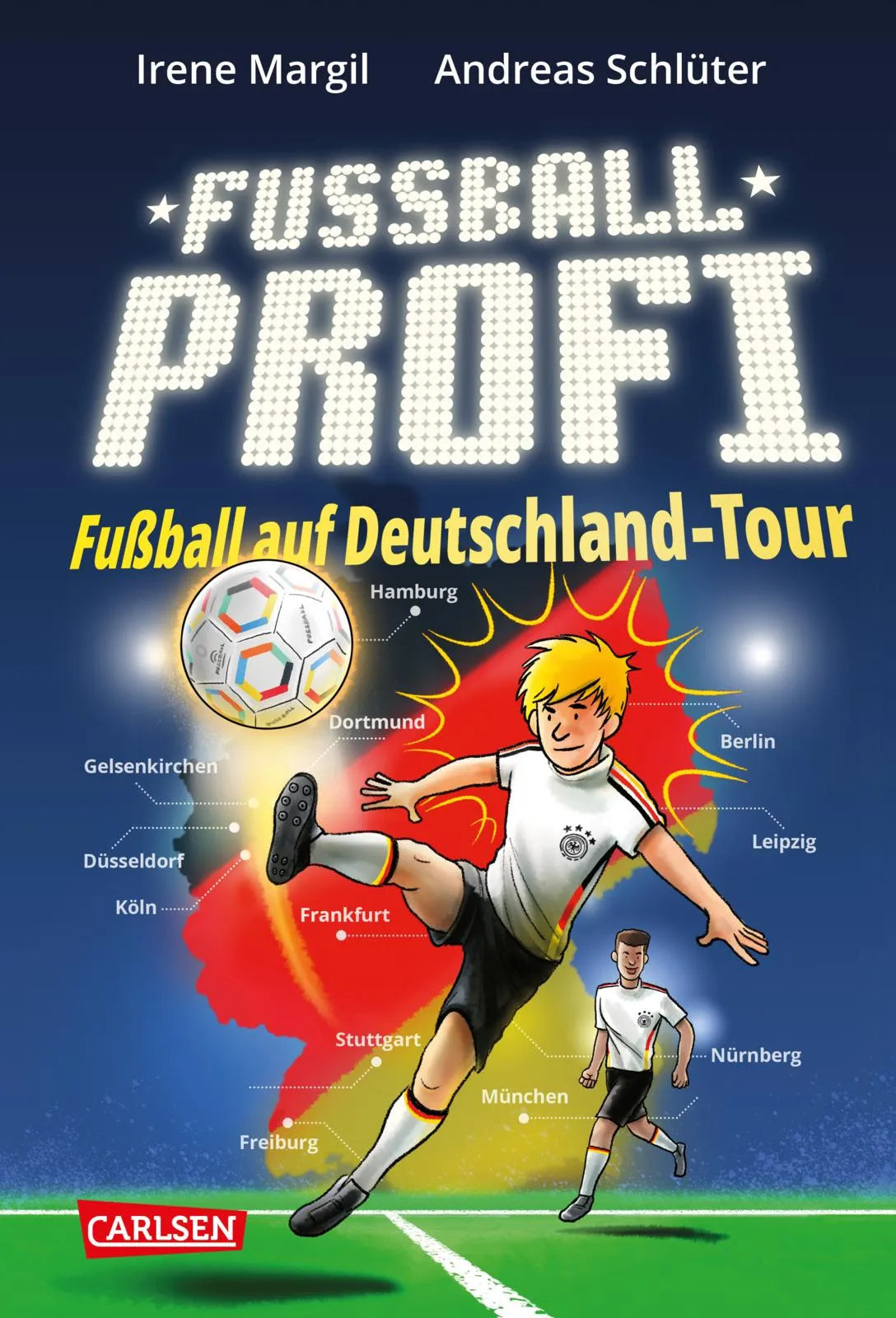 Buchcover von 'Fußballprofi 5: Fußballprofi - Fußball auf Deutschland-Tour' - Gebundene Ausgabe von Andreas Schlüter
