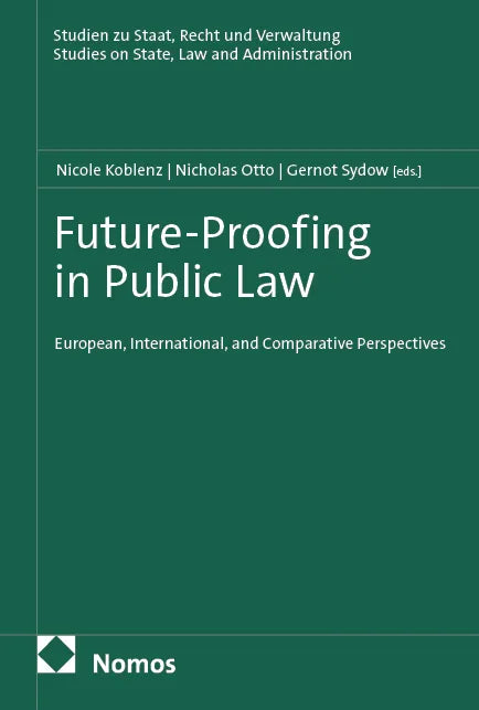 Cover: Future-Proofing in Public Law (E-Book)