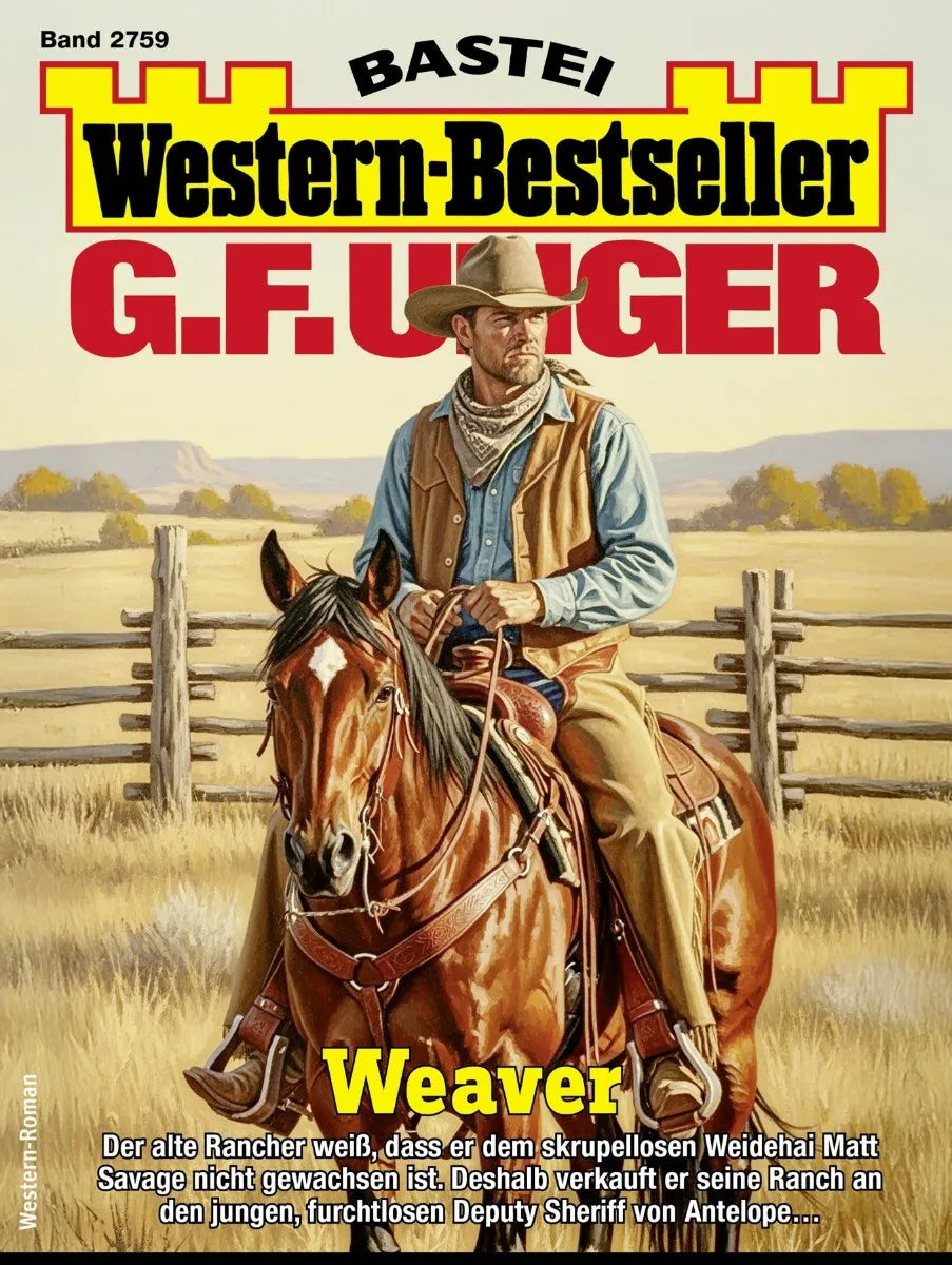 Cover: G. F. Unger Western-Bestseller 2759 (E-Book)