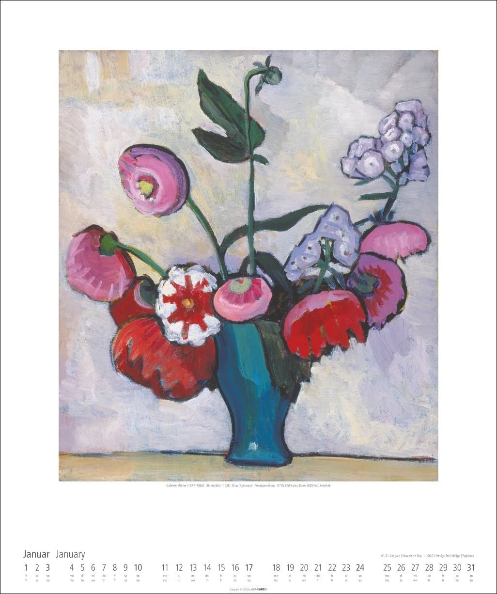 Gabriele Münter Kalender 2027 – Ansicht