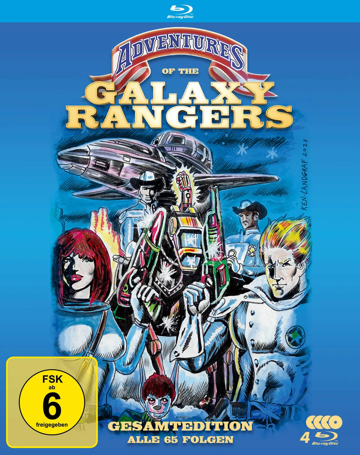 Galaxy Rangers - Gesamtedition: Alle 65 Folgen - Blu-ray Disc