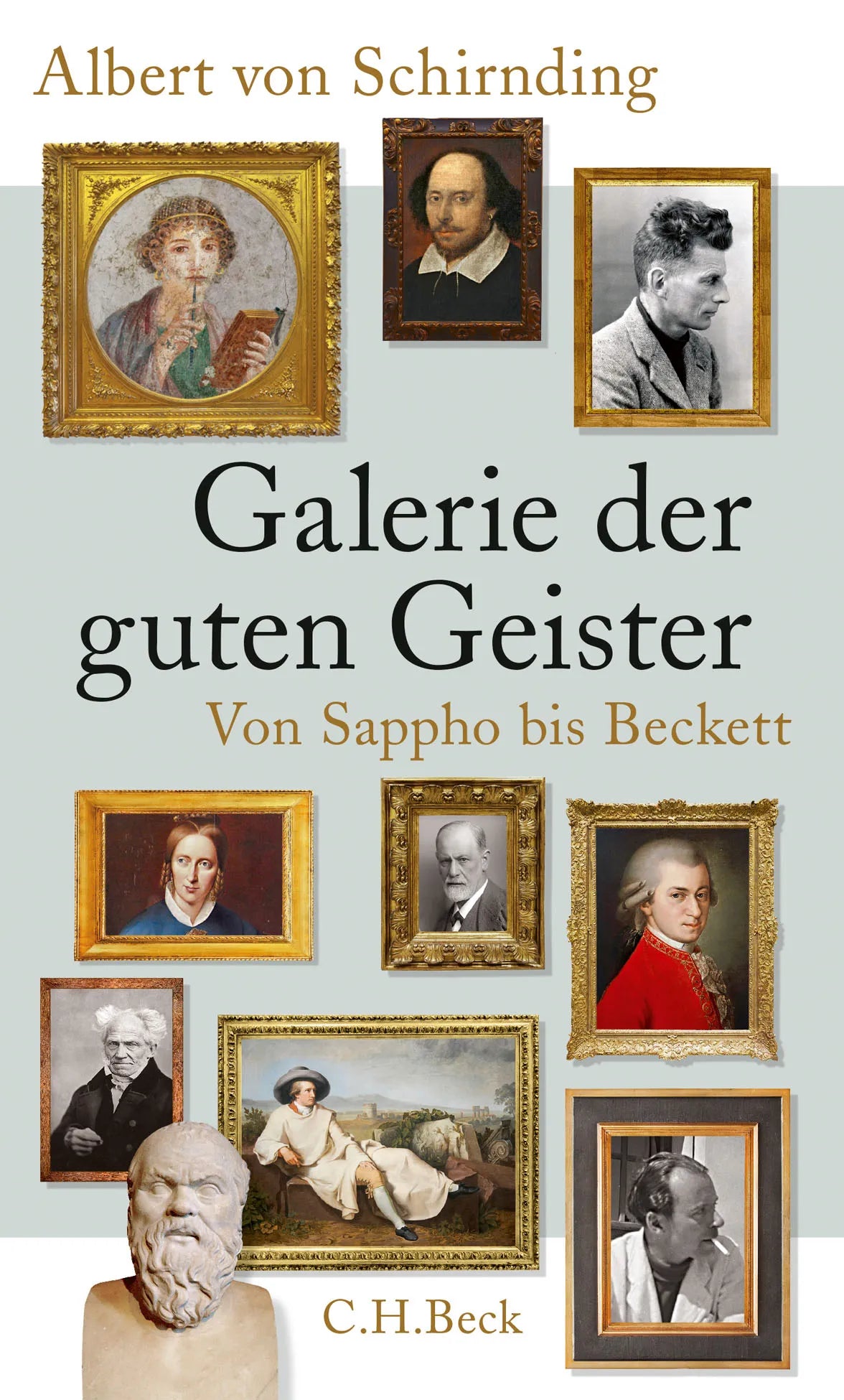 Buchcover von 'Galerie der guten Geister' - Gebundene Ausgabe von Albert Schirnding