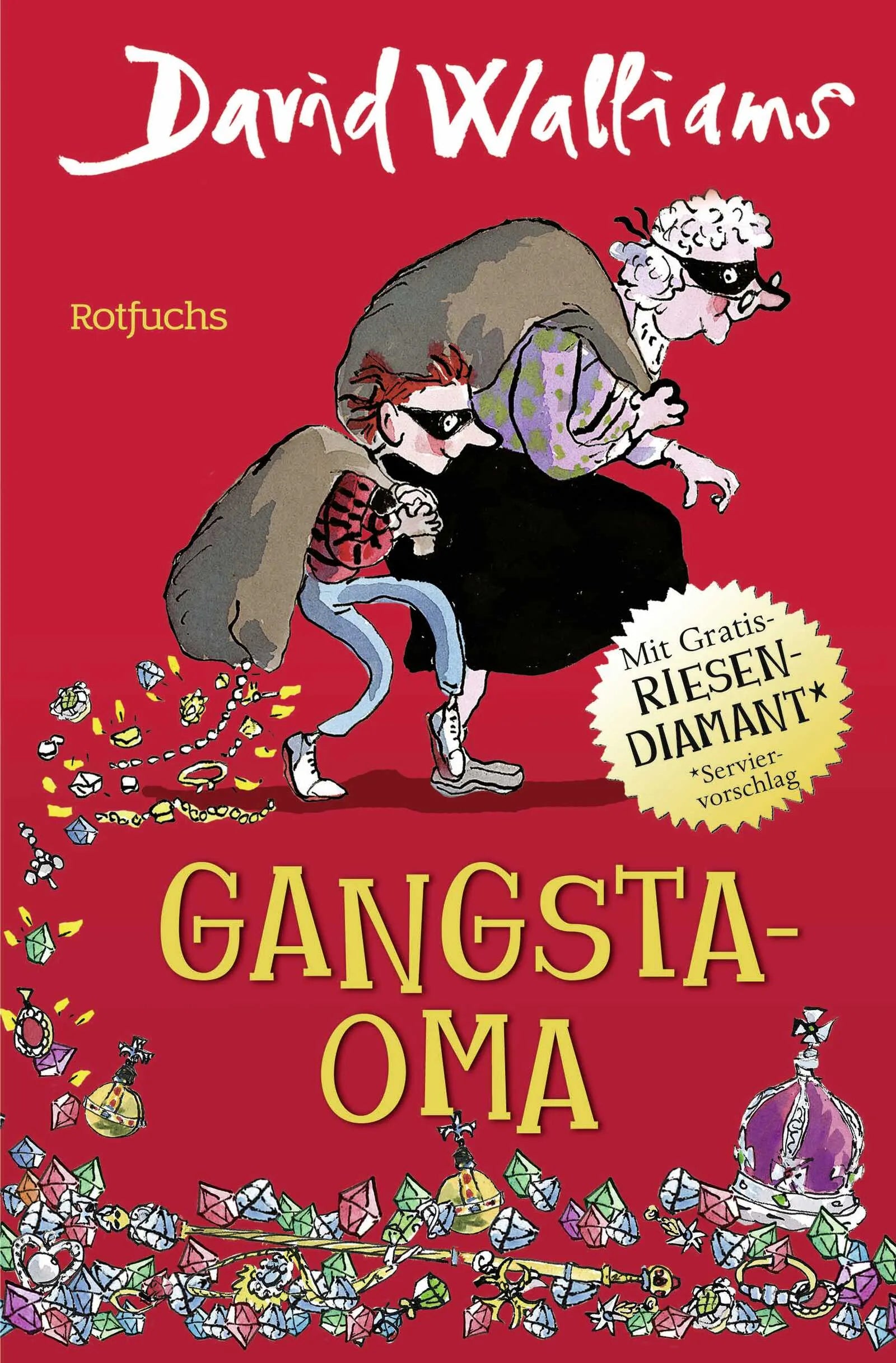 Buchcover von 'Gangsta-Oma' - Gebundene Ausgabe von David Walliams