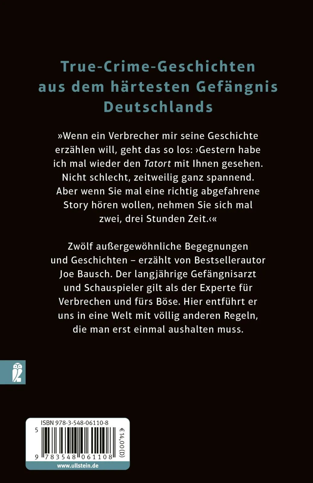 Rückseite: Gangsterblues (Taschenbuch)