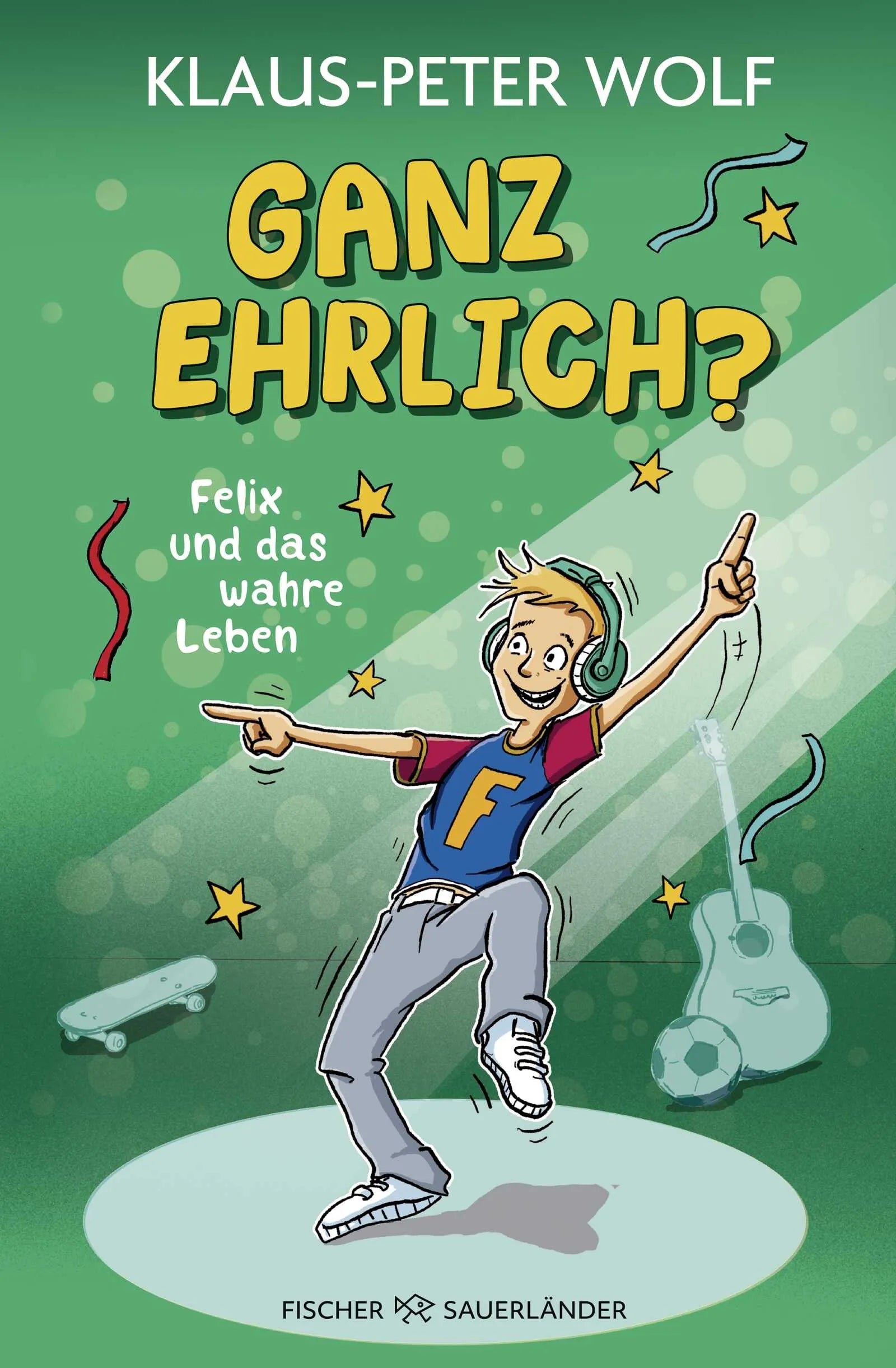 Buchcover von 'Ganz ehrlich? Felix und das wahre Leben' - Gebundene Ausgabe von Klaus-Peter Wolf