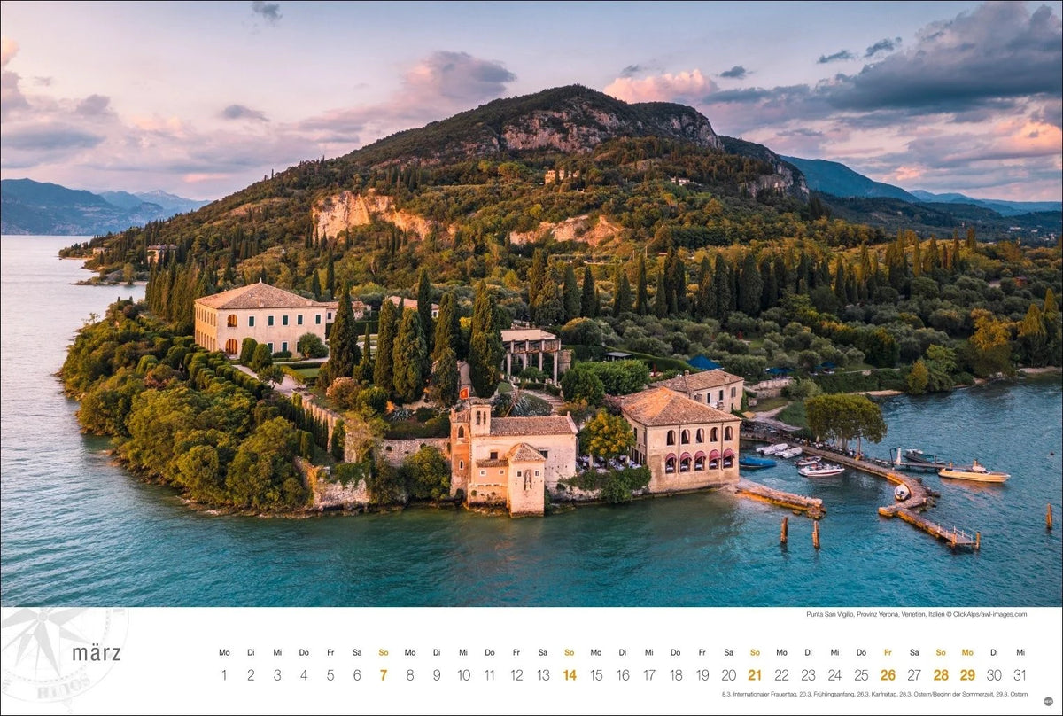 Gardasee Globetrotter Kalender 2027 - Von romantischen Buchten und malerischen Orten – Ansicht