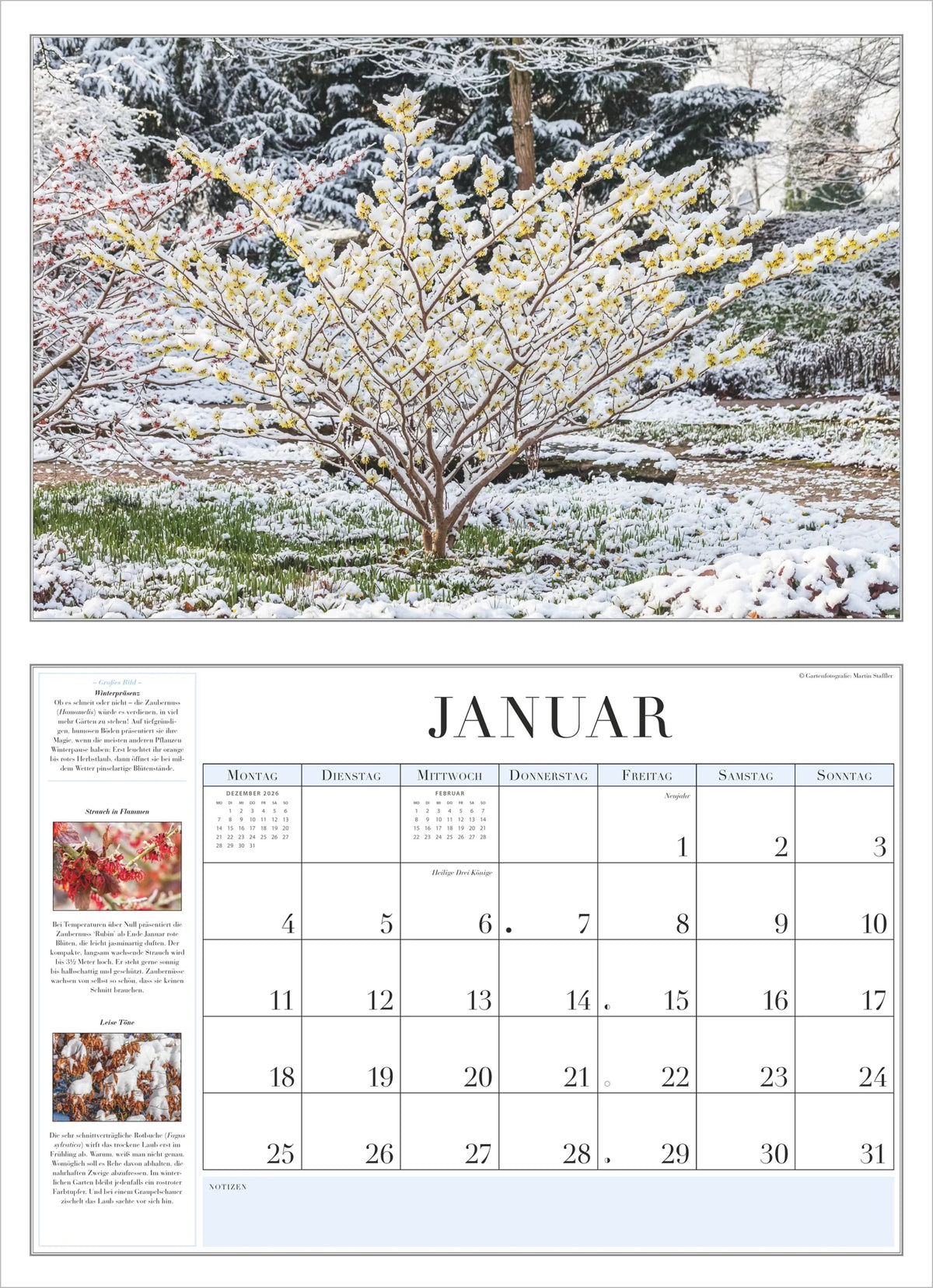 Garten-Kalender 2027 – Ansicht