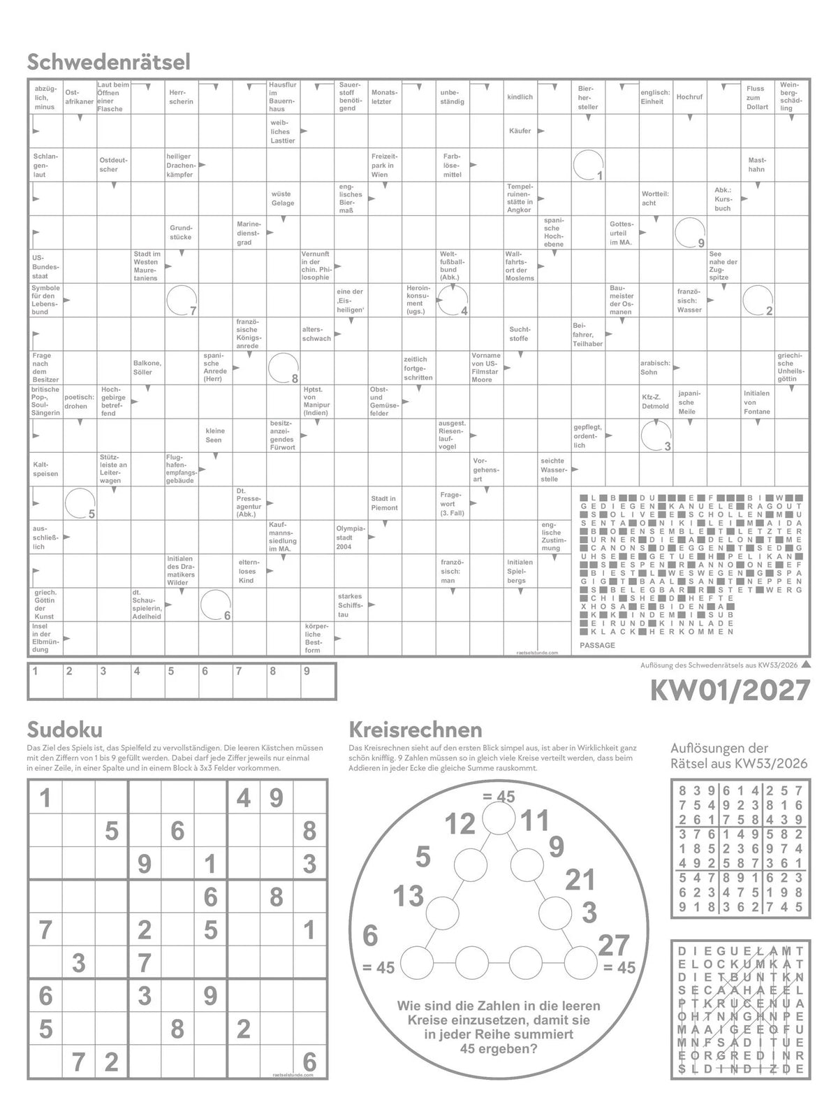 Gartenglück Wochenplaner Kalender 2027 – Ansicht