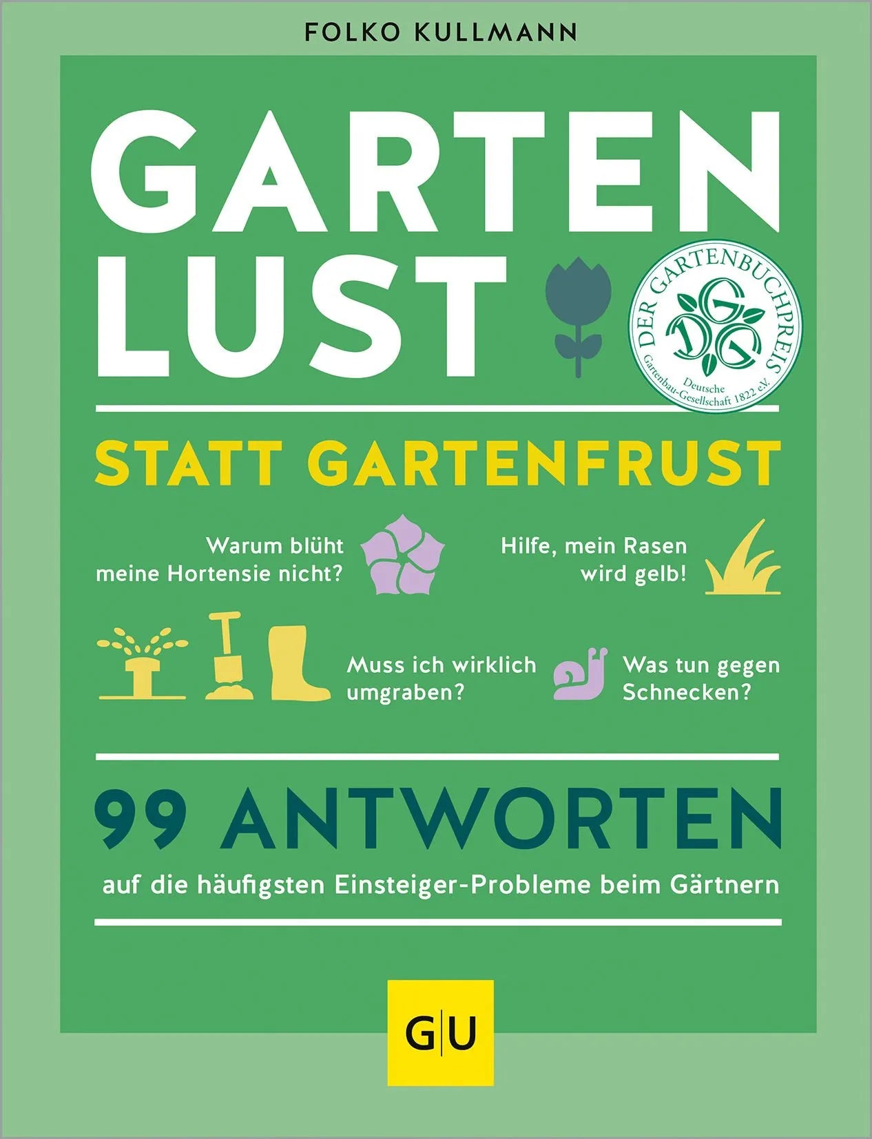 Cover: Gartenlust statt Gartenfrust (Hardcover) von Folko Kullmann