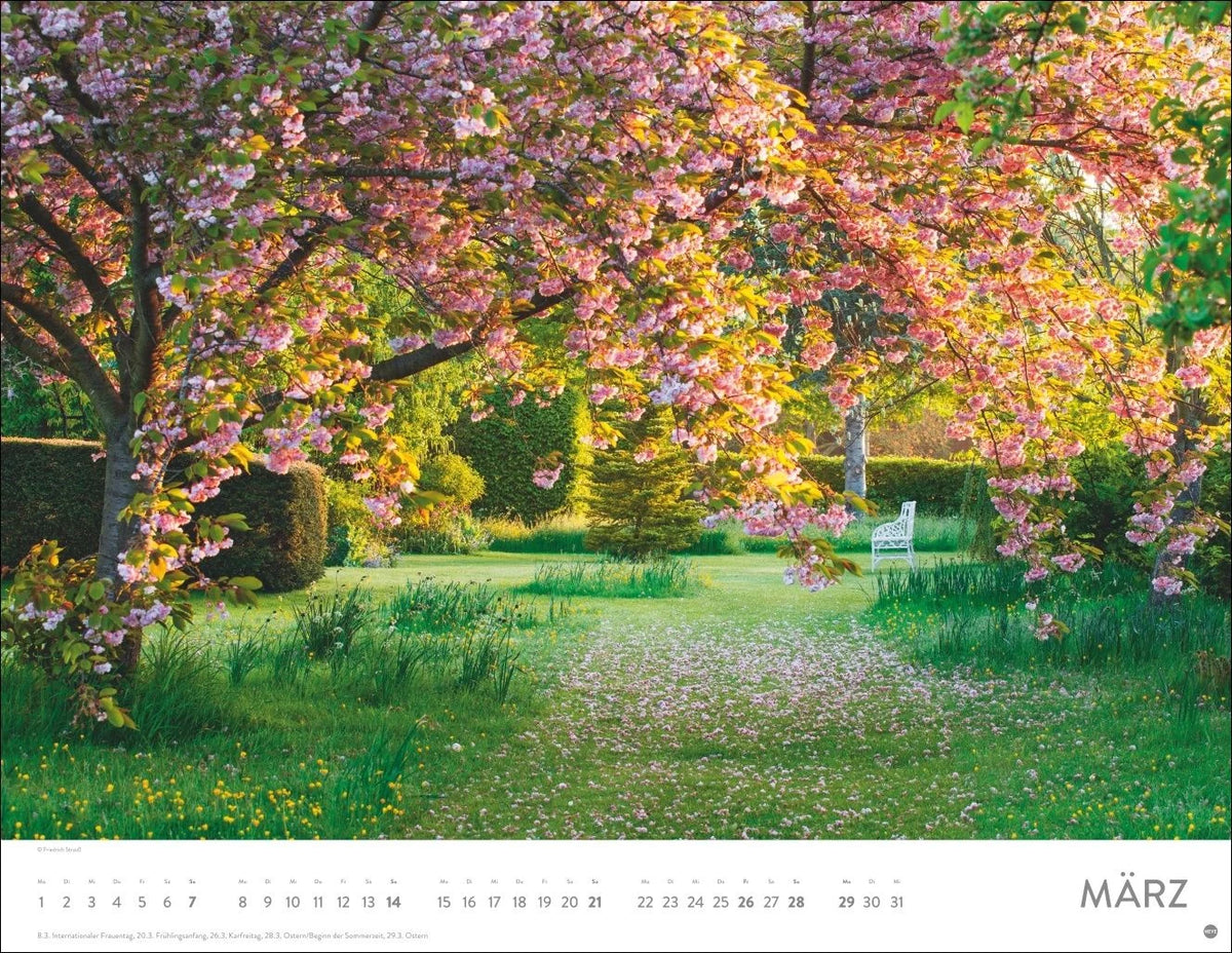 Gartenparadies Posterkalender 2027 – Ansicht