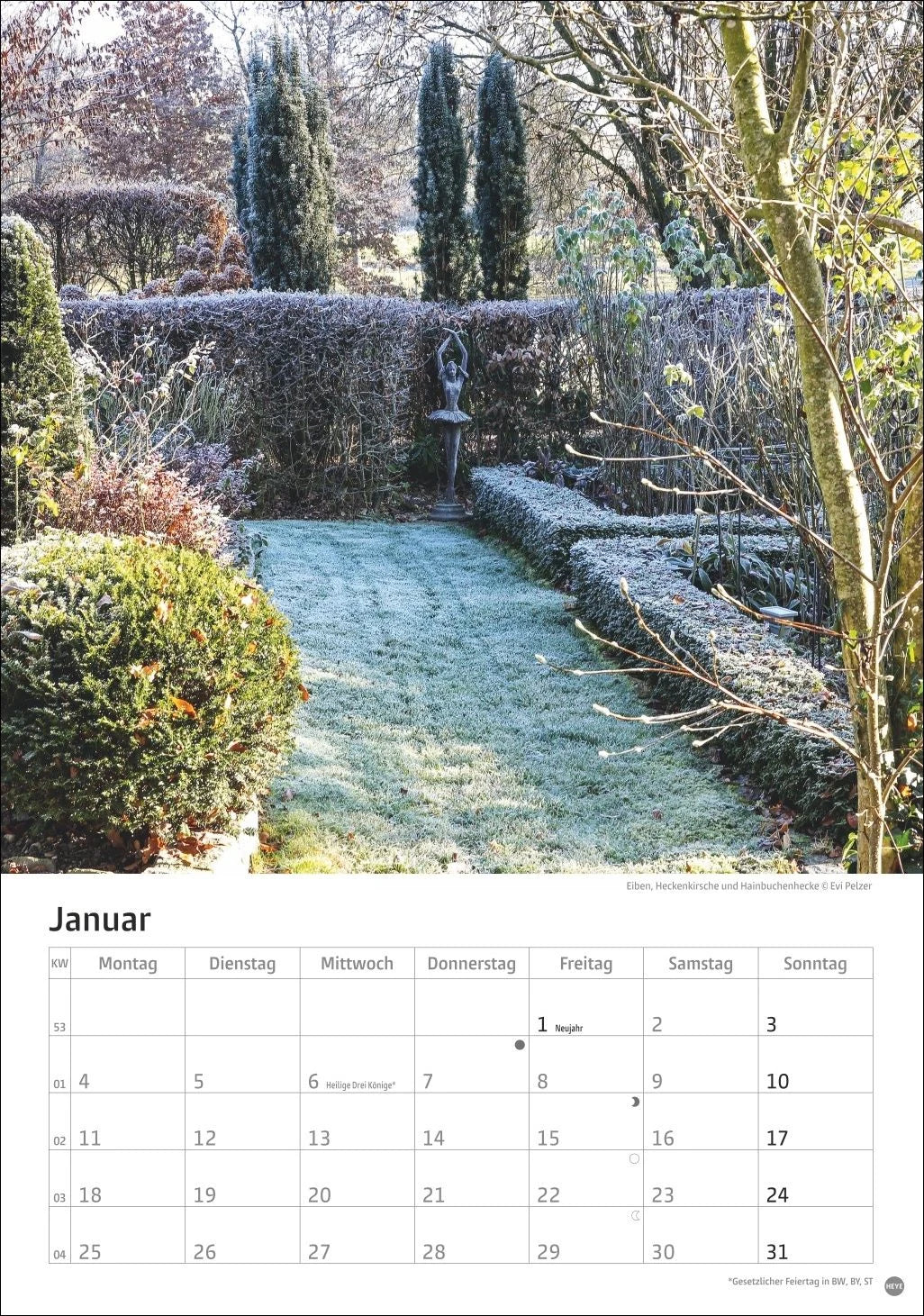 Gartenzauber Kalender 2027 – Ansicht