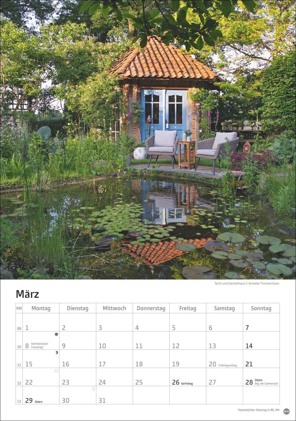 Gartenzauber Kalender 2027 – Ansicht