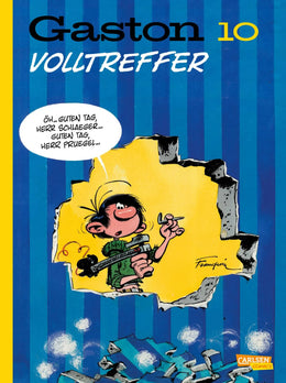 Buchcover von 'Gaston Neuedition 10: Volltreffer' - Gebundene Ausgabe von André Franquin