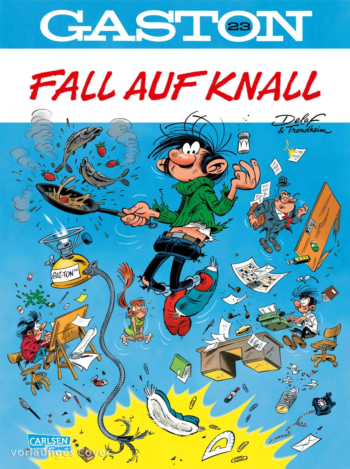 Cover: Gaston Neuedition 23: Fall auf Knall (Hardcover) von Lewis Trondheim