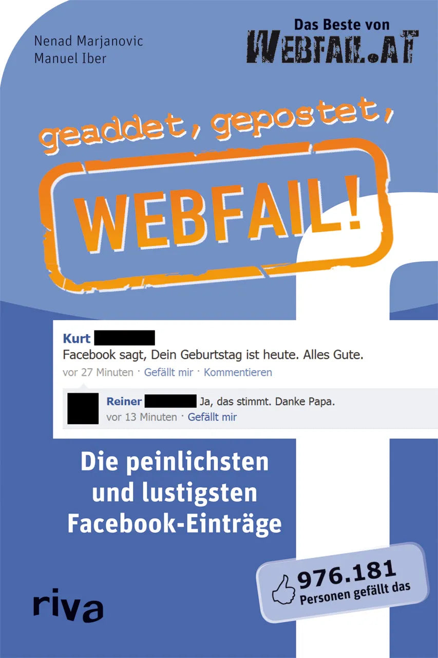 Buchcover von 'geaddet, gepostet, Webfail!' - Taschenbuch von Nenad Marjanovic