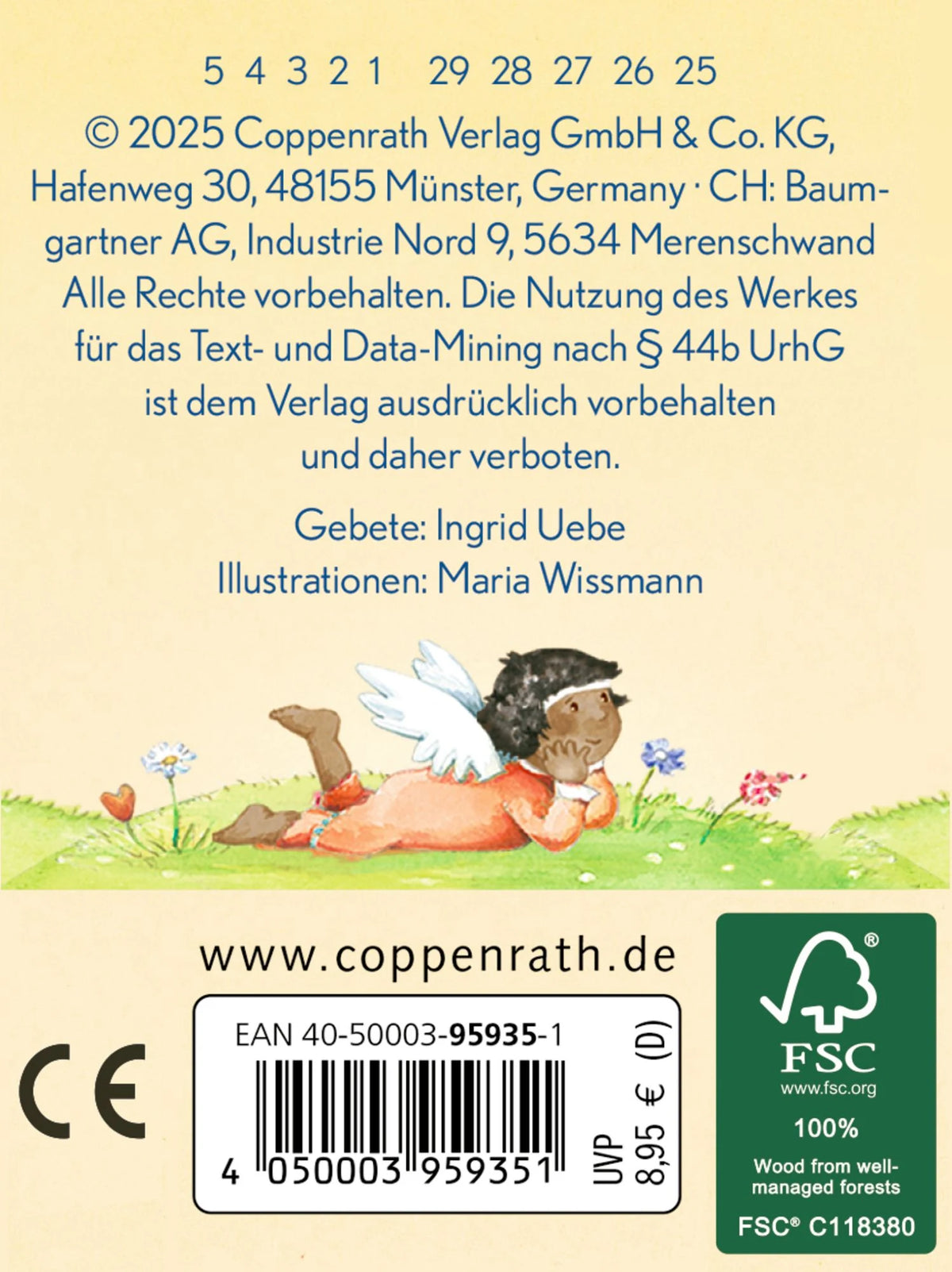 Gebetswürfel – Behüte mich, lieber Schutzengel – Ansicht