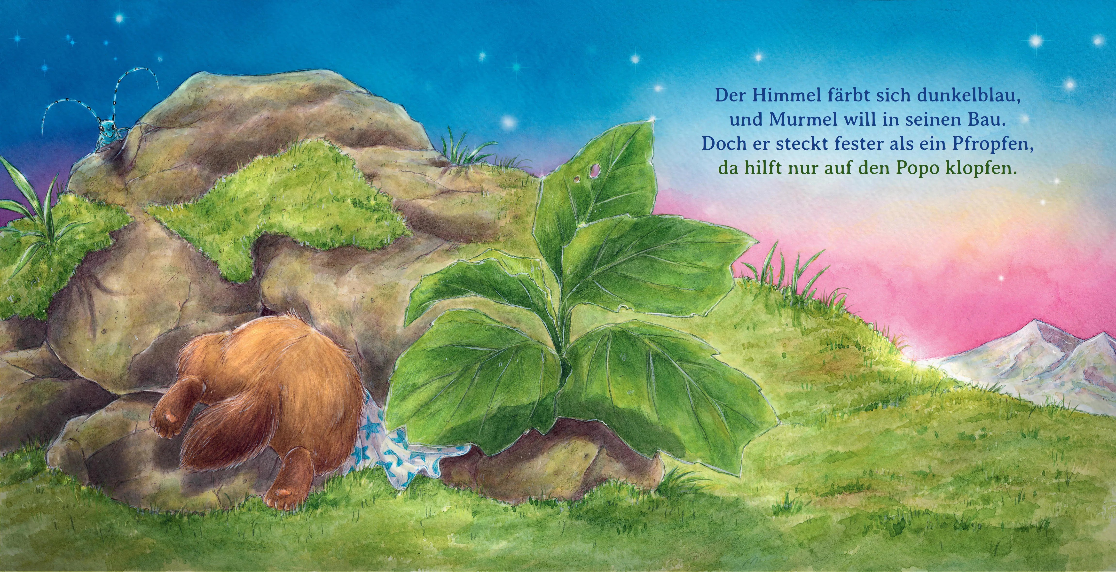 Abbildung von 'Ab ins Bett mit dir, kleines Murmeltier!'