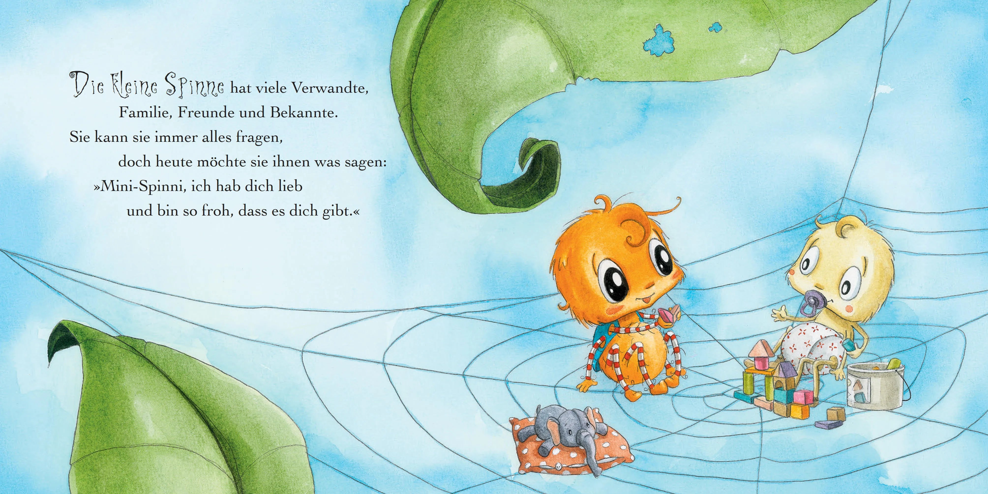 Abbildung von 'Die kleine Spinne Widerlich hat dich lieb'