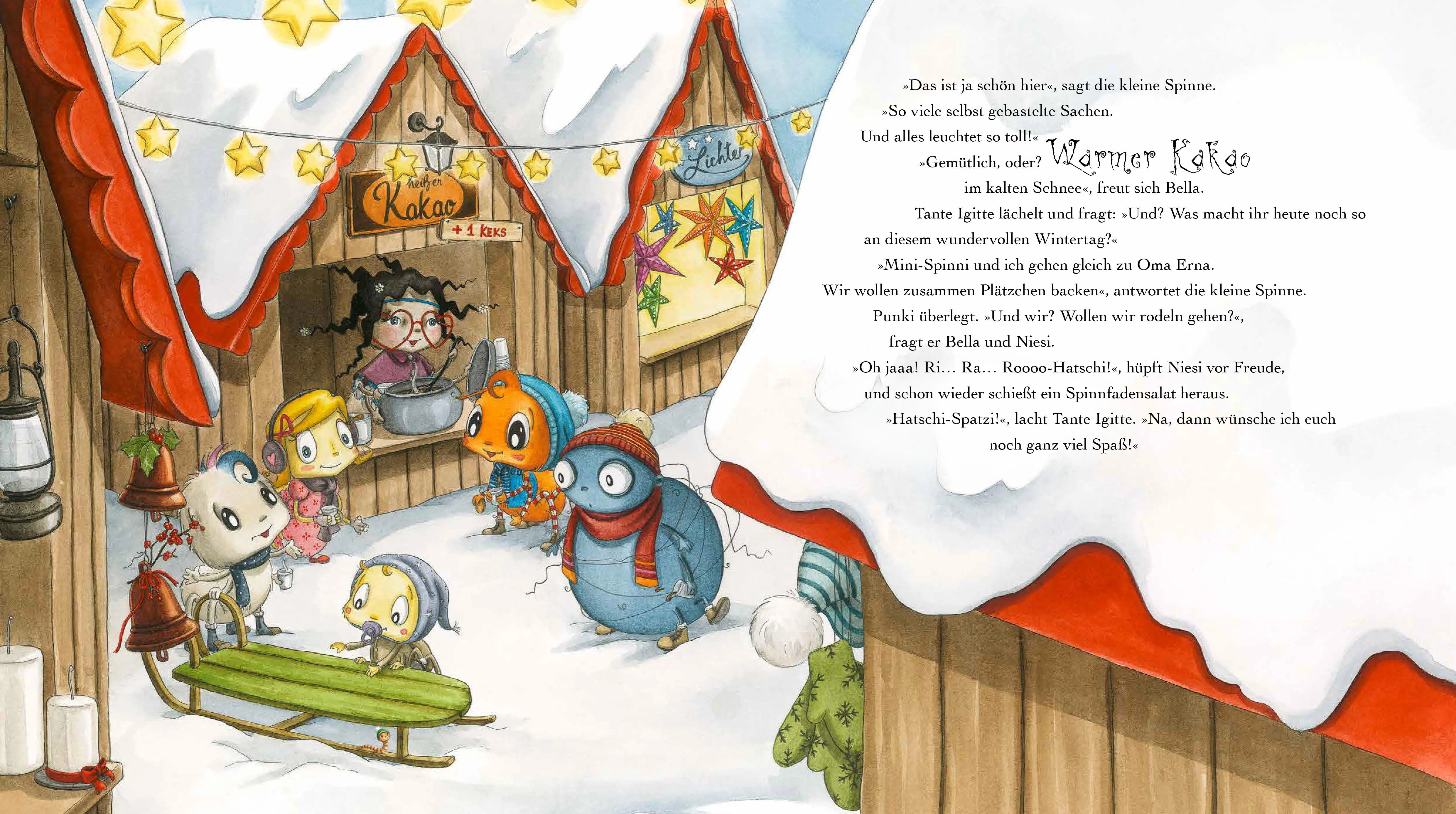 Abbildung von 'Die kleine Spinne Widerlich - Wundervolle Winterzeit - Sonderausgabe zu Weihnachten mit leckeren Rezepten und tollen Bastelideen'