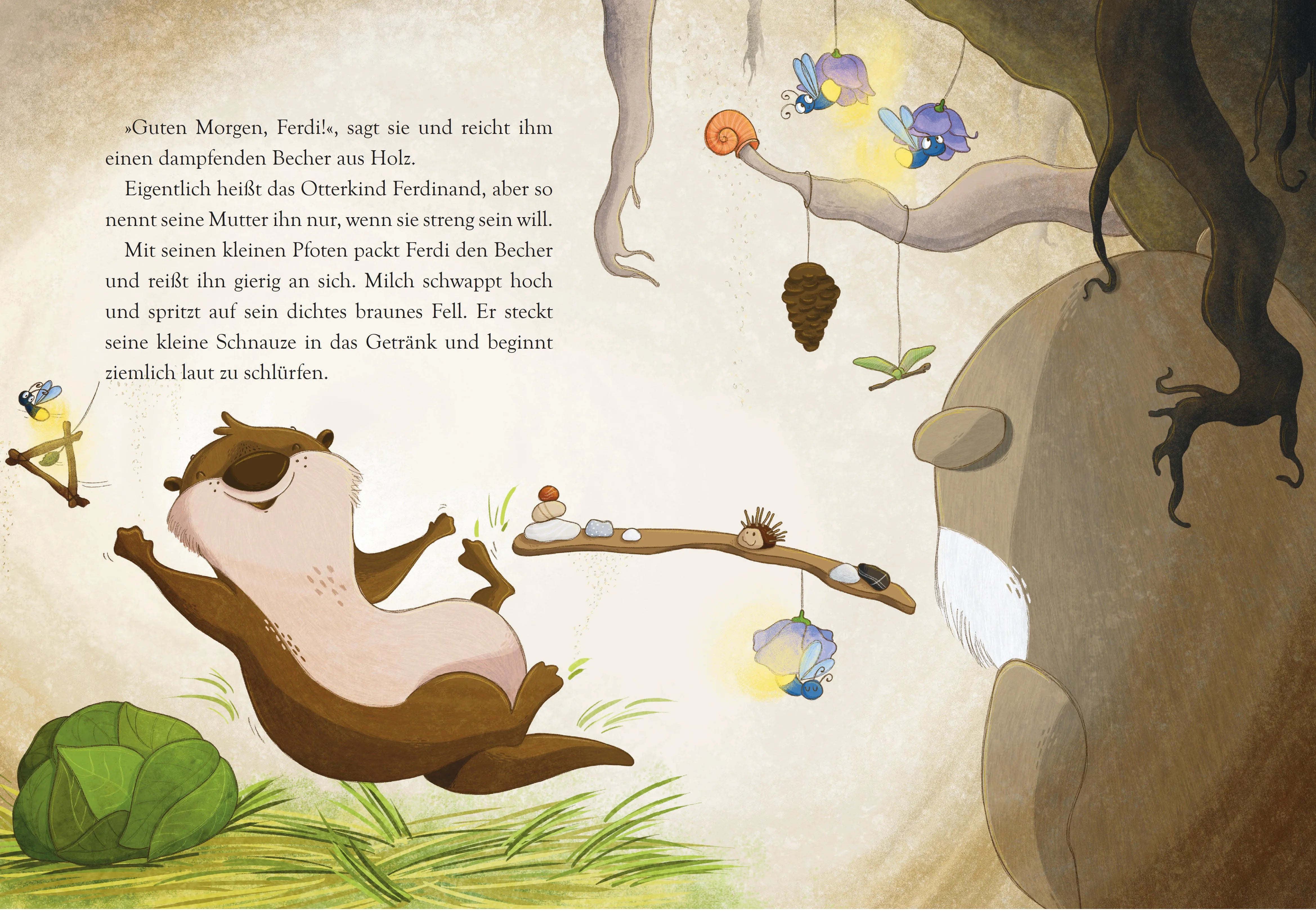 Abbildung von 'Ferdi & Flo - Der kleine Otter lernt schwimmen'