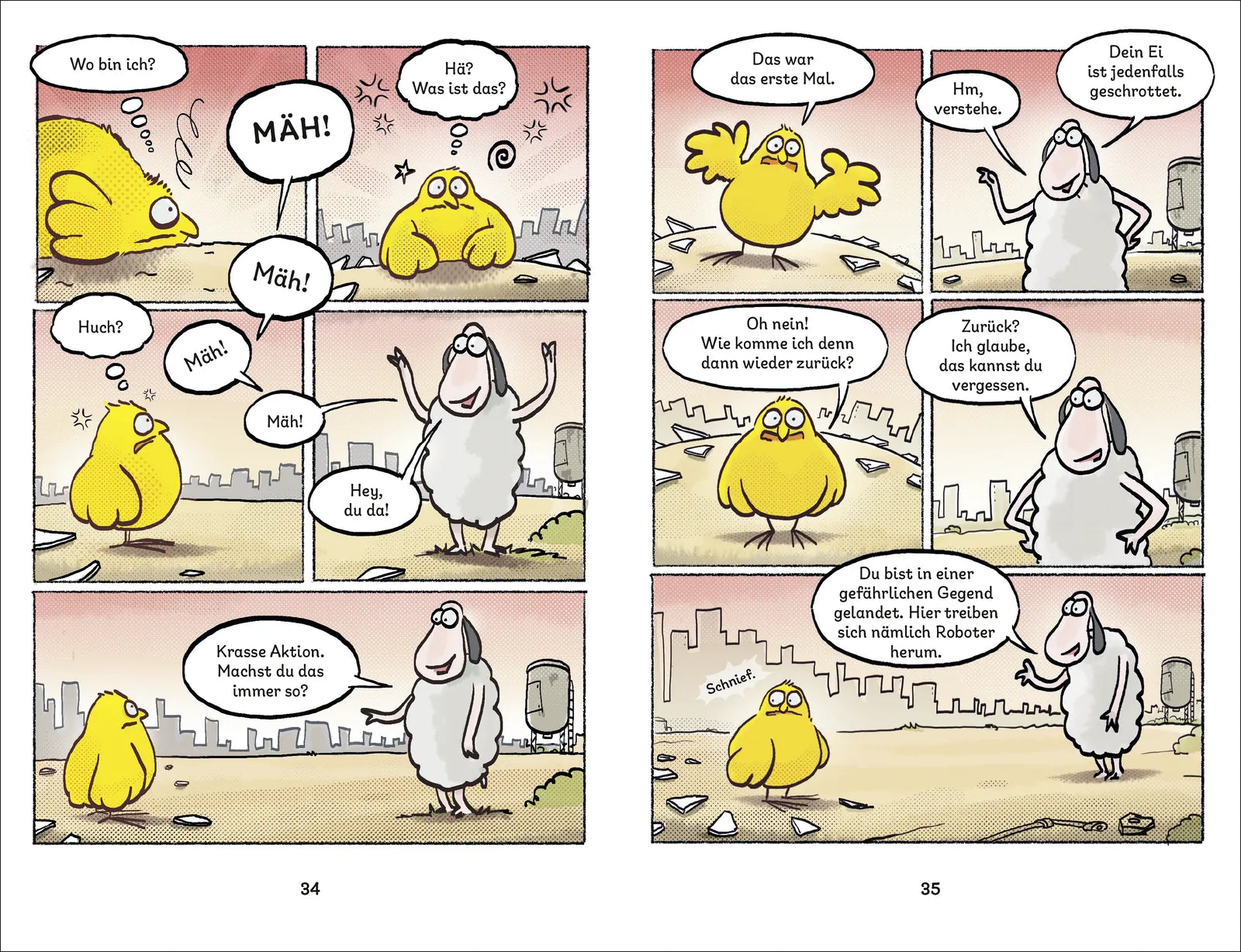 Abbildung von 'Fluffy und Robocat – Vorsicht, Kung-Fu Küken!'
