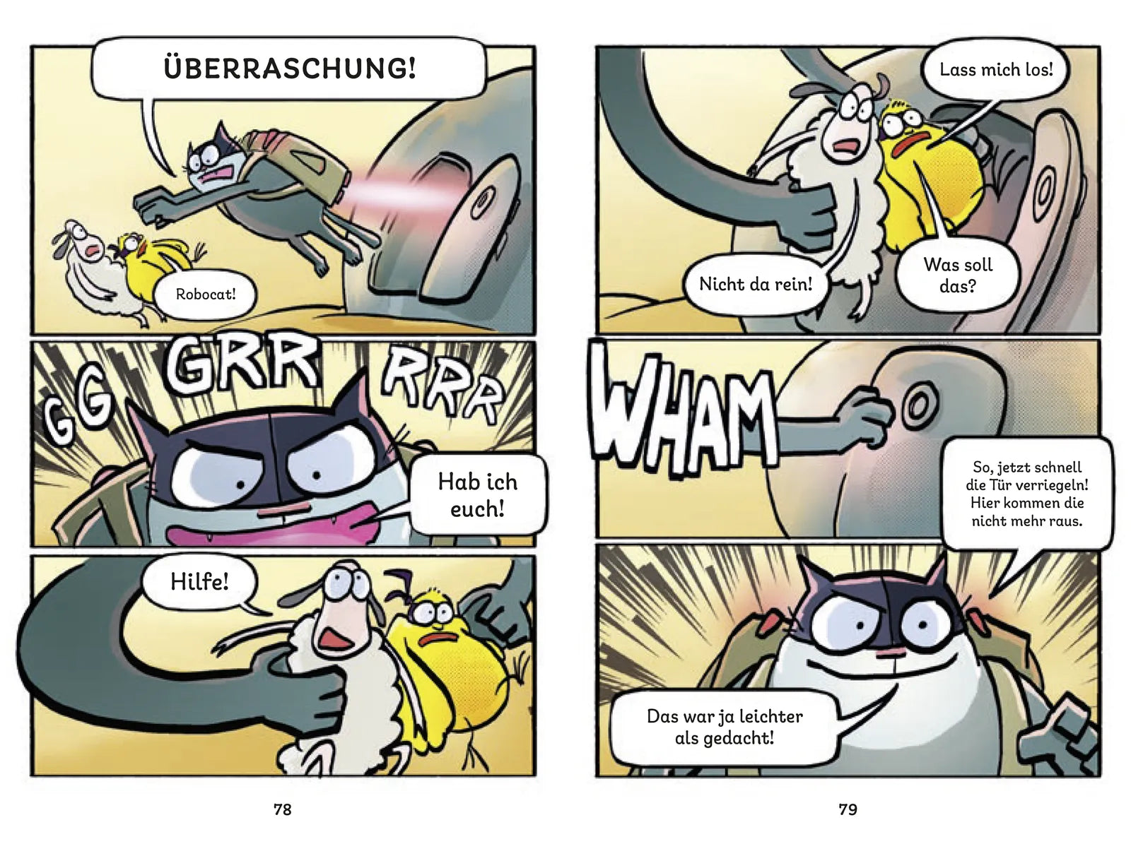 Abbildung von 'Fluffy und Robocat'