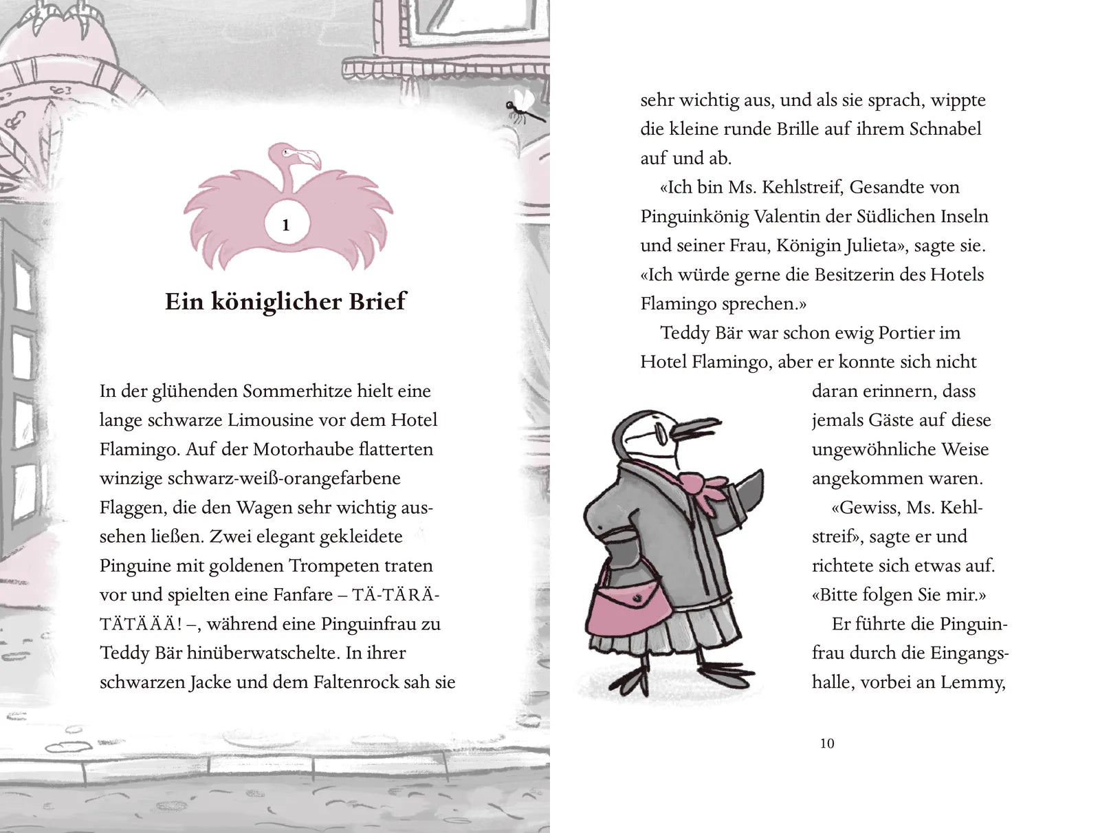Abbildung von 'Hotel Flamingo: Königliche Gäste'