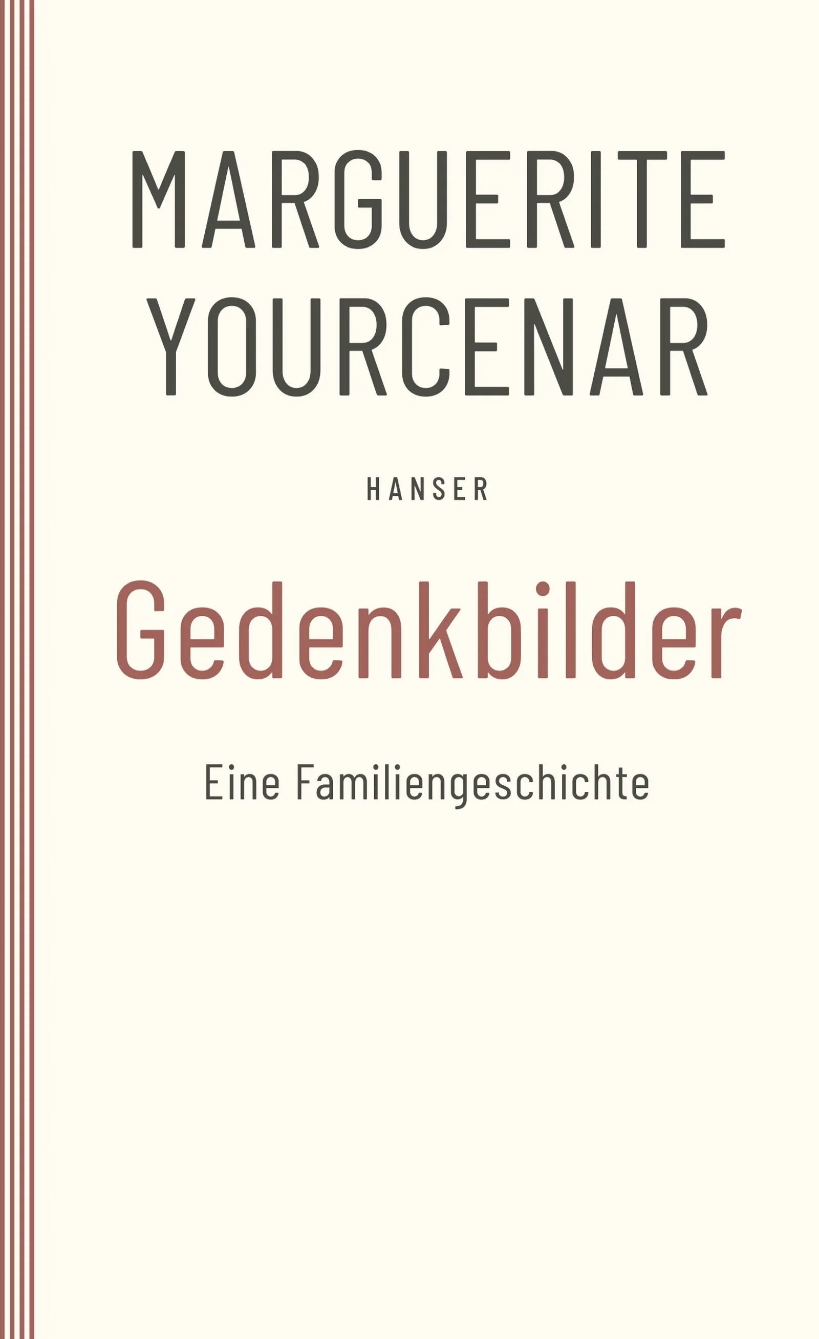 Buchcover von 'Gedenkbilder' - Taschenbuch von Marguerite Yourcenar